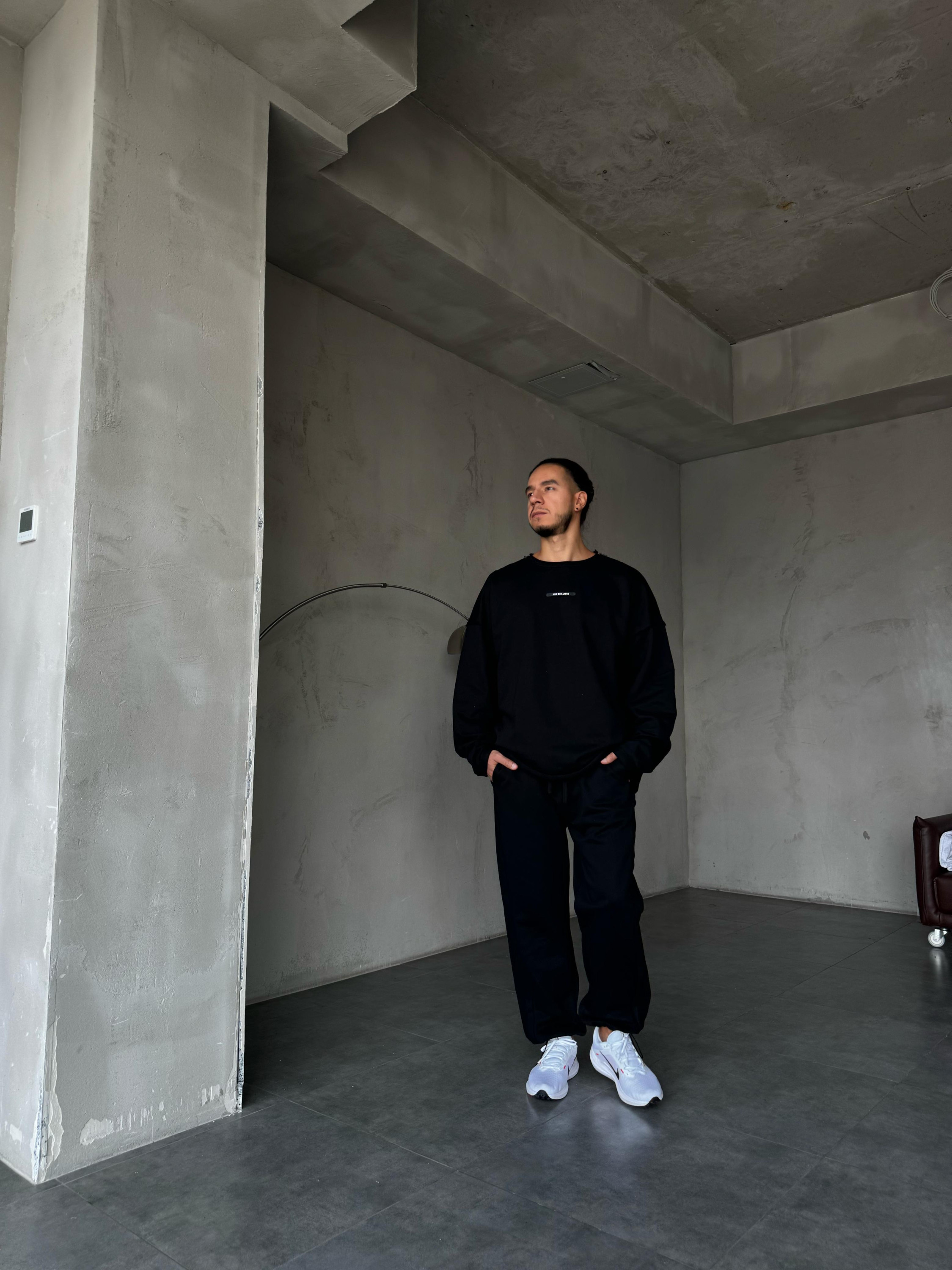 Demi-set longsleeve “black dune”