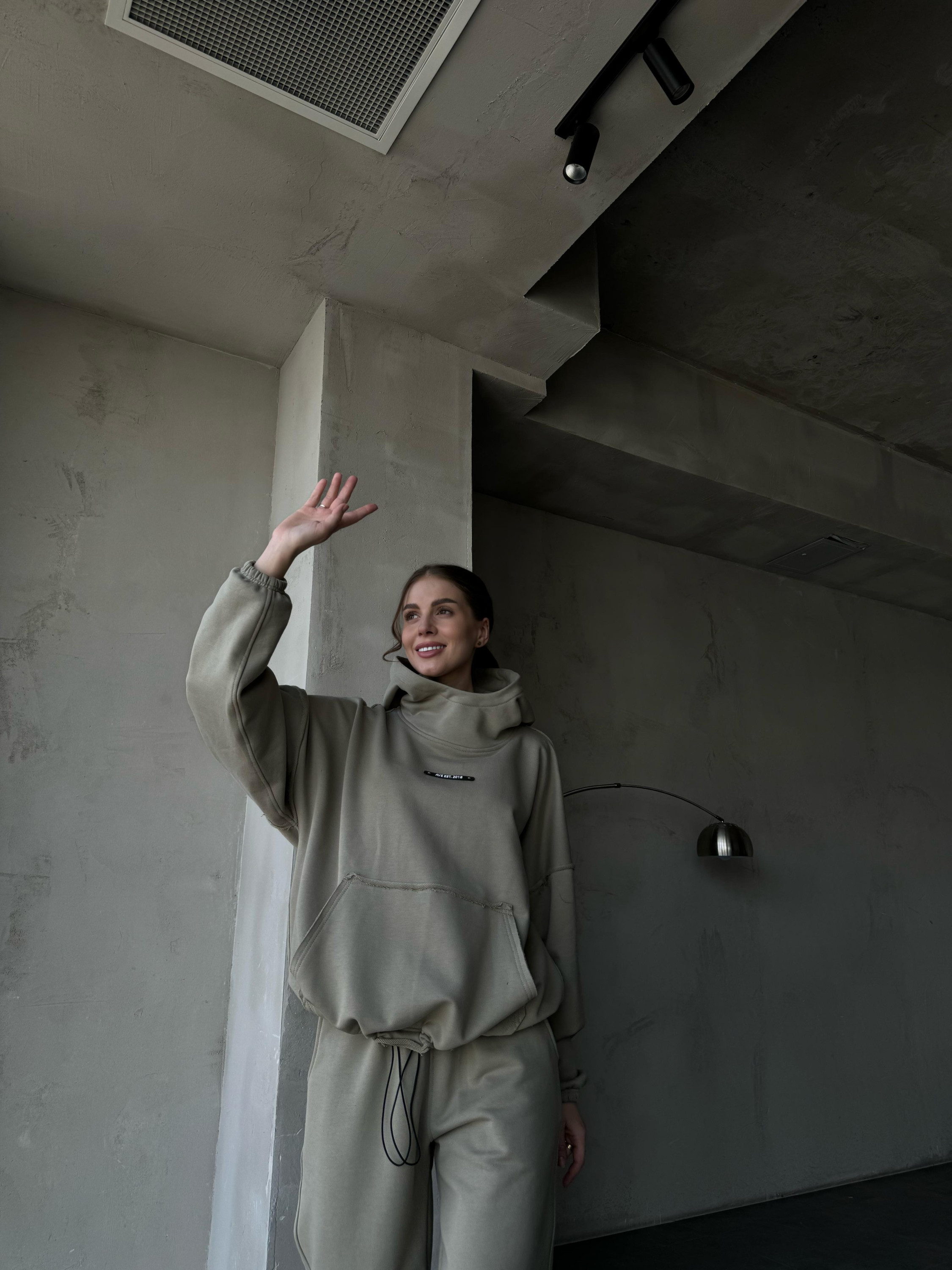 Demi-set hoodie “olive”