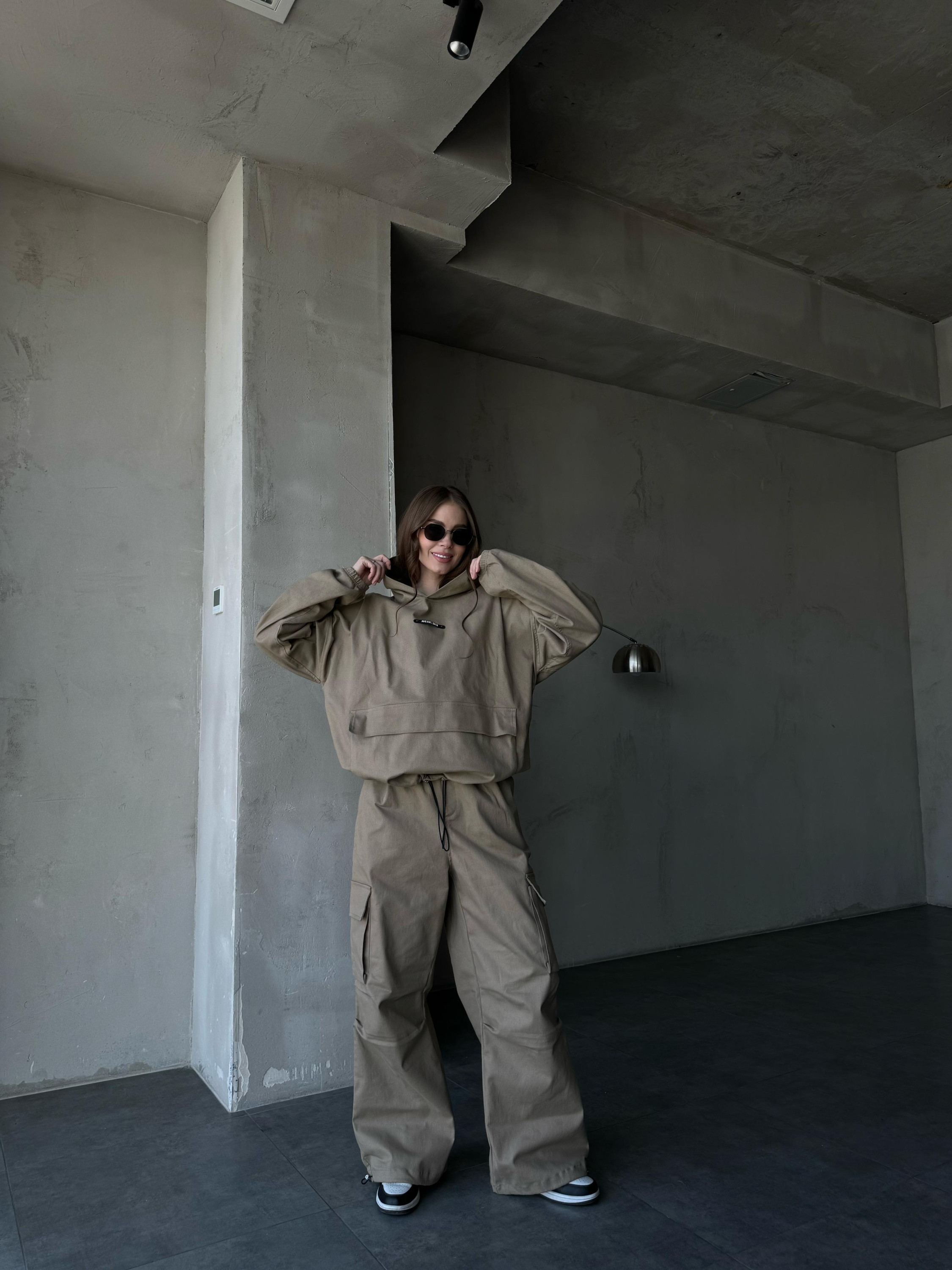 CARGO HOODIE “khaki”