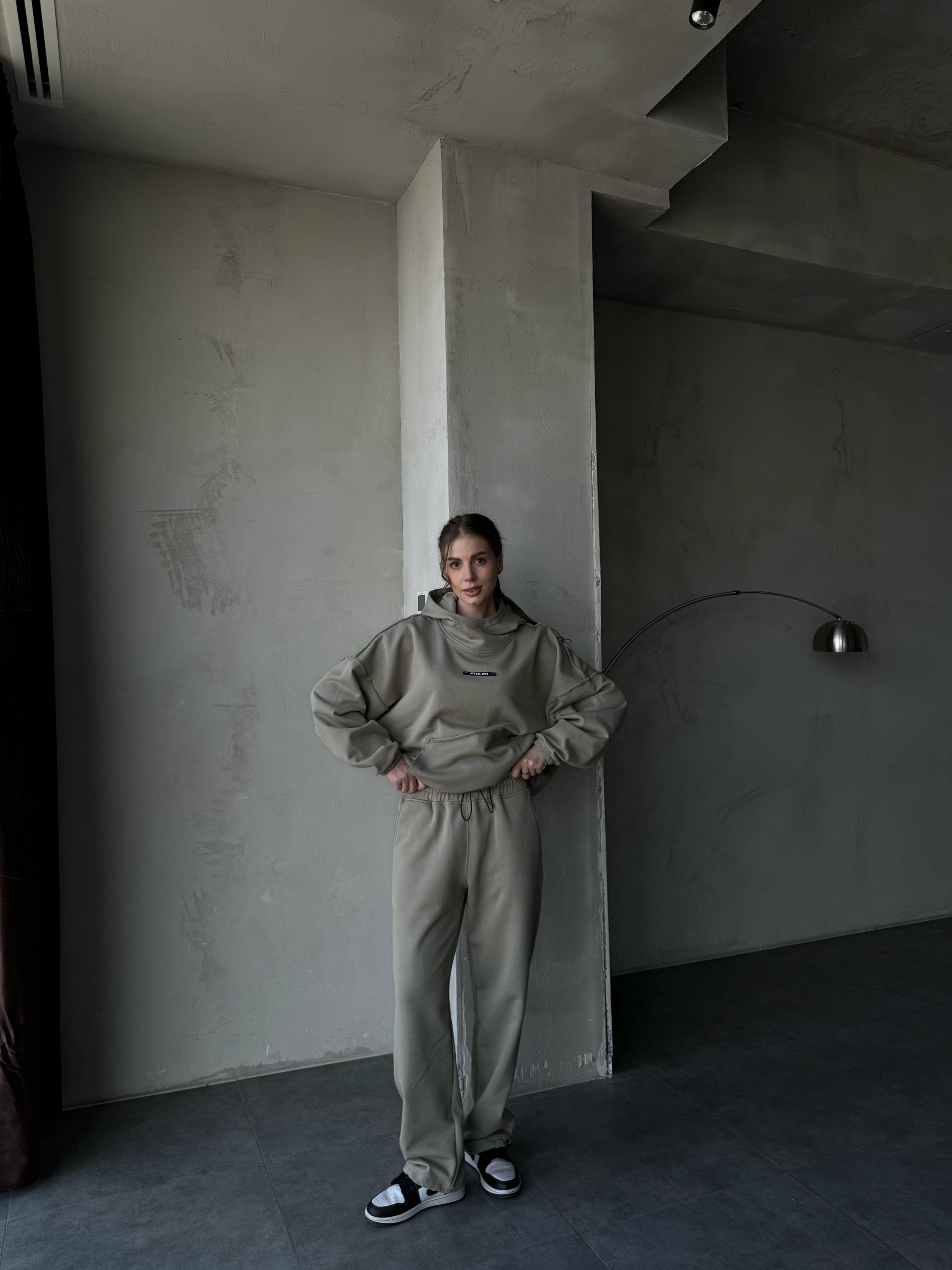 Demi-set hoodie “olive”