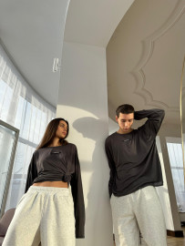 Fly viskoza longsleeve “graphite”
