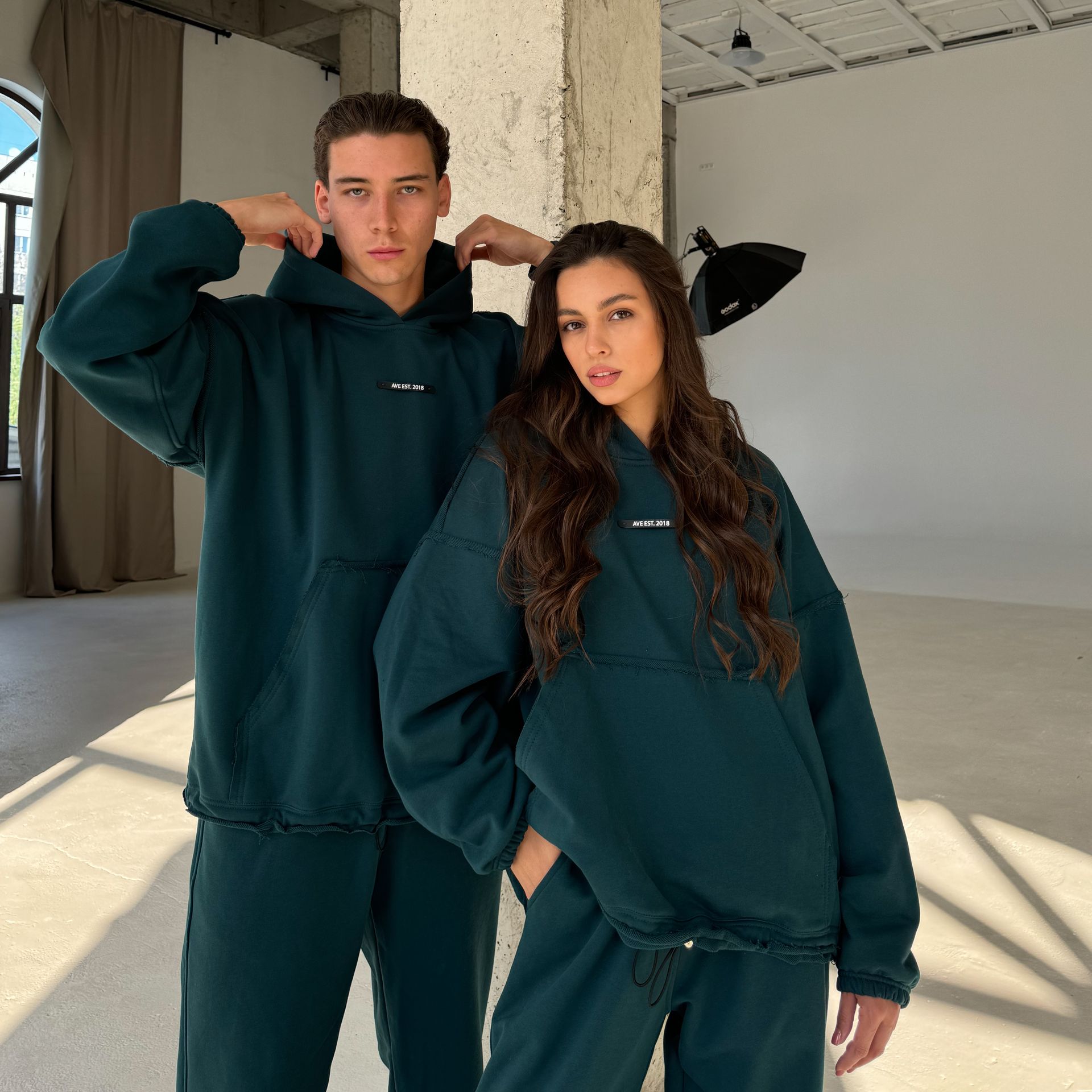Demi-set hoodie “Dark sea”