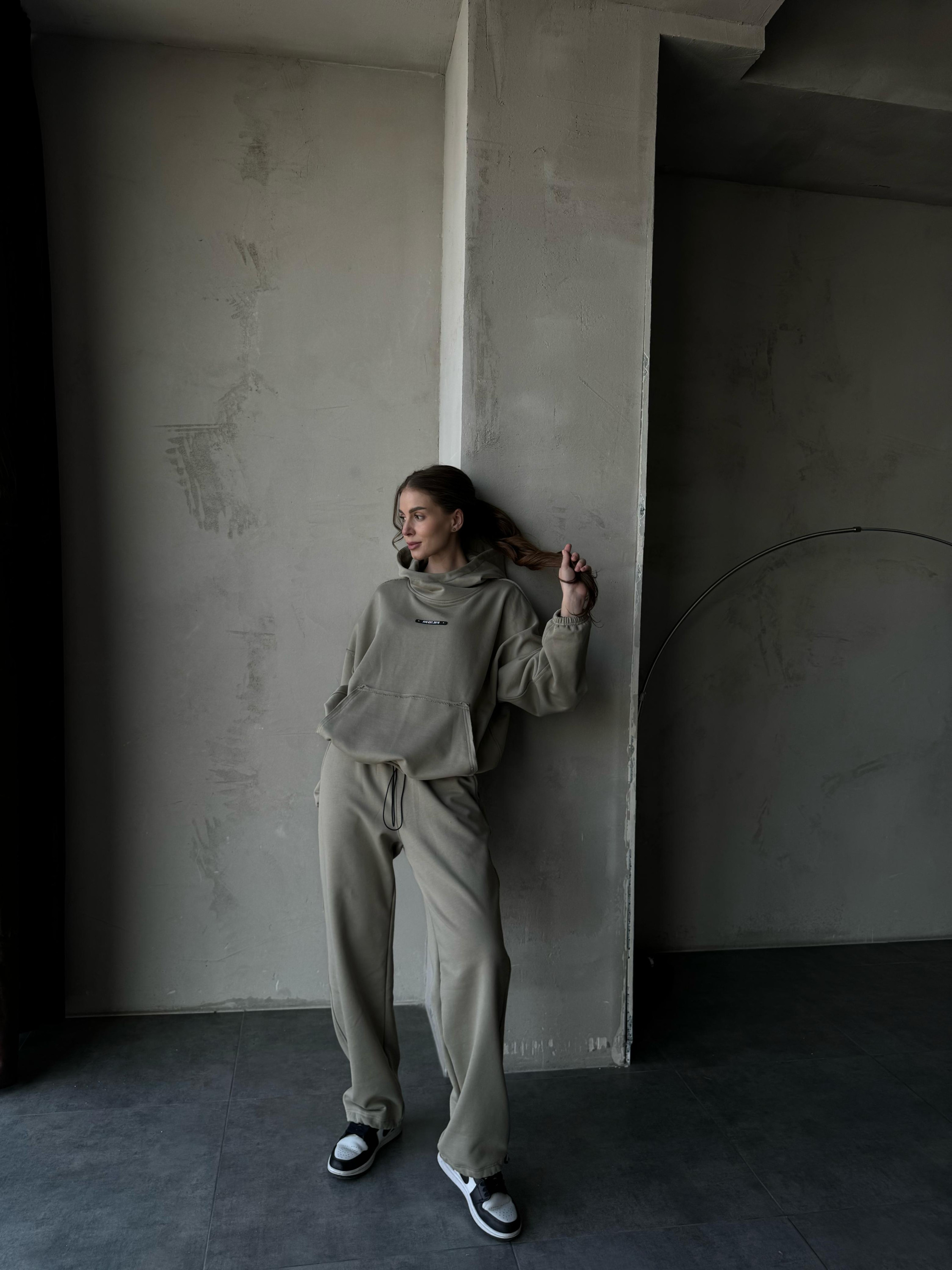 Demi-set hoodie “olive”
