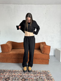 Demi-set longsleeve “black dune”