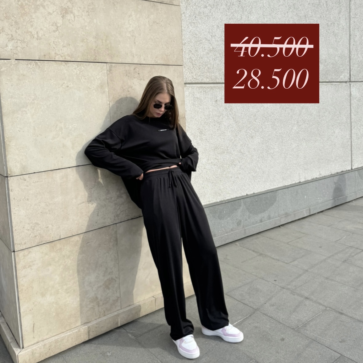 Classic black set lapsha-viskoza