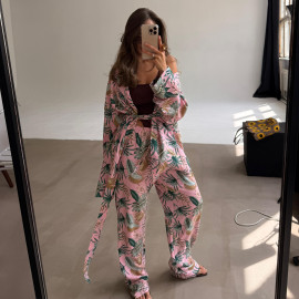 tropicana kimono set