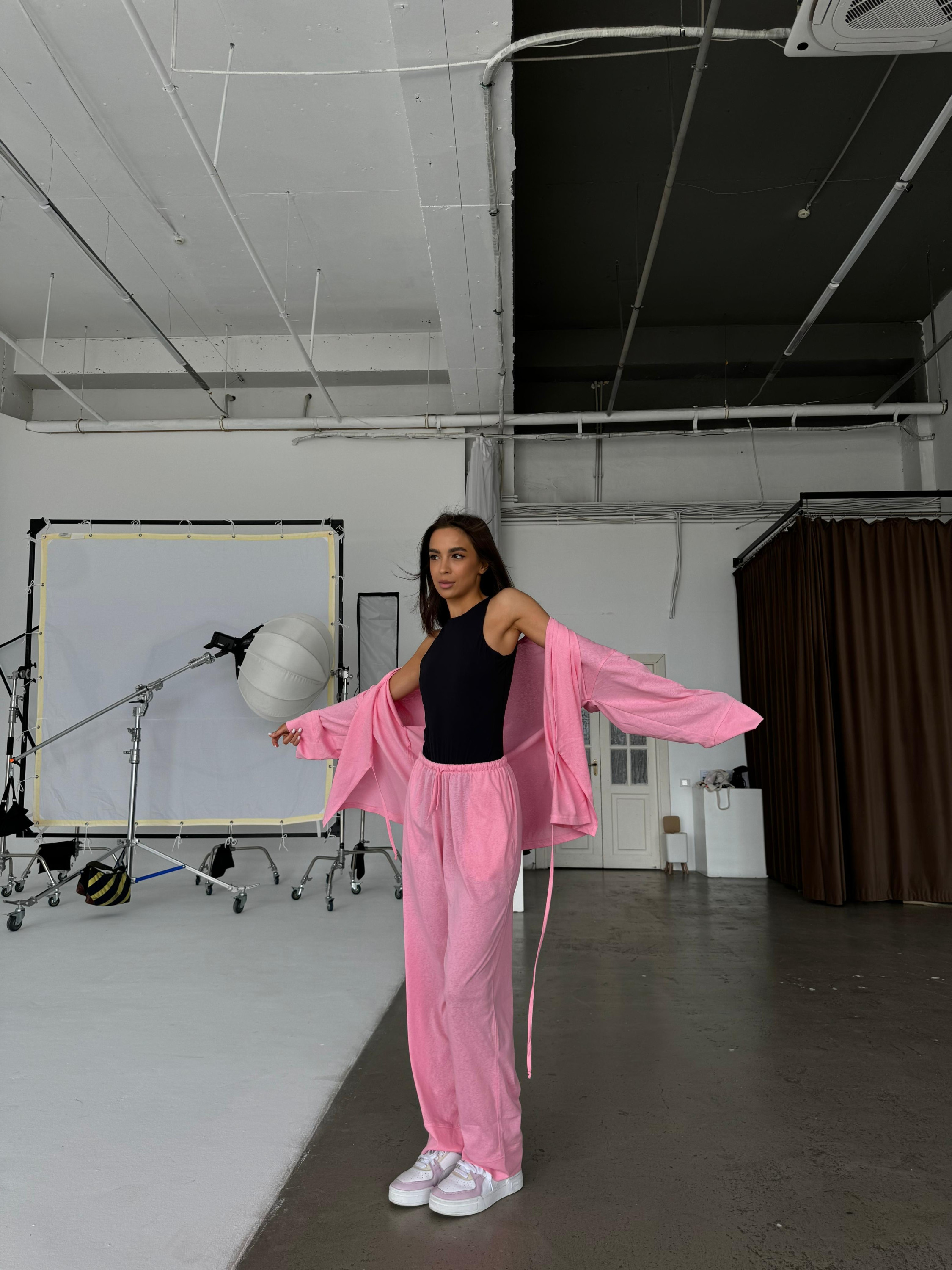Fly pink kimono