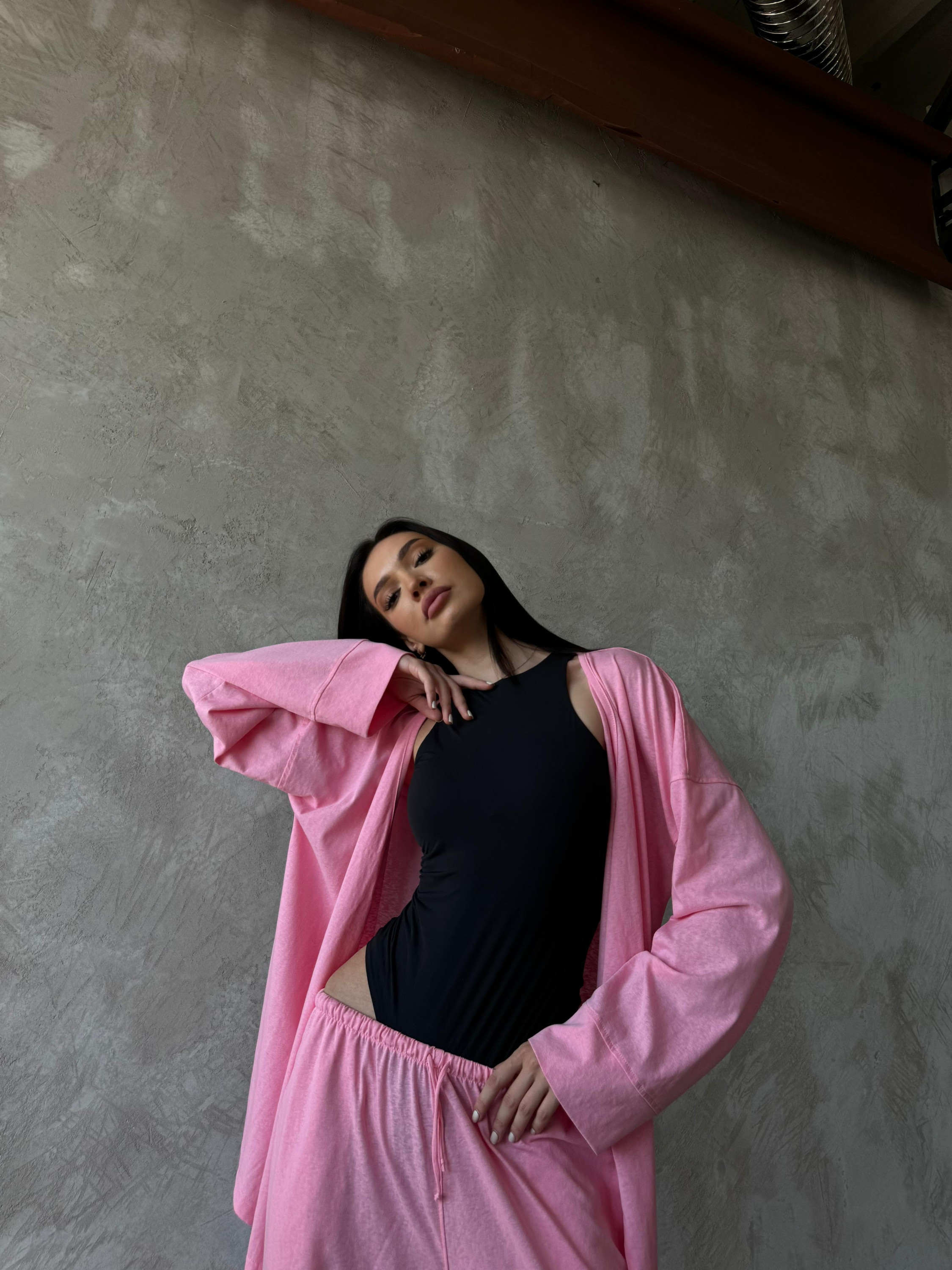 Fly pink kimono