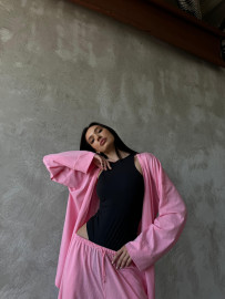 Fly pink kimono