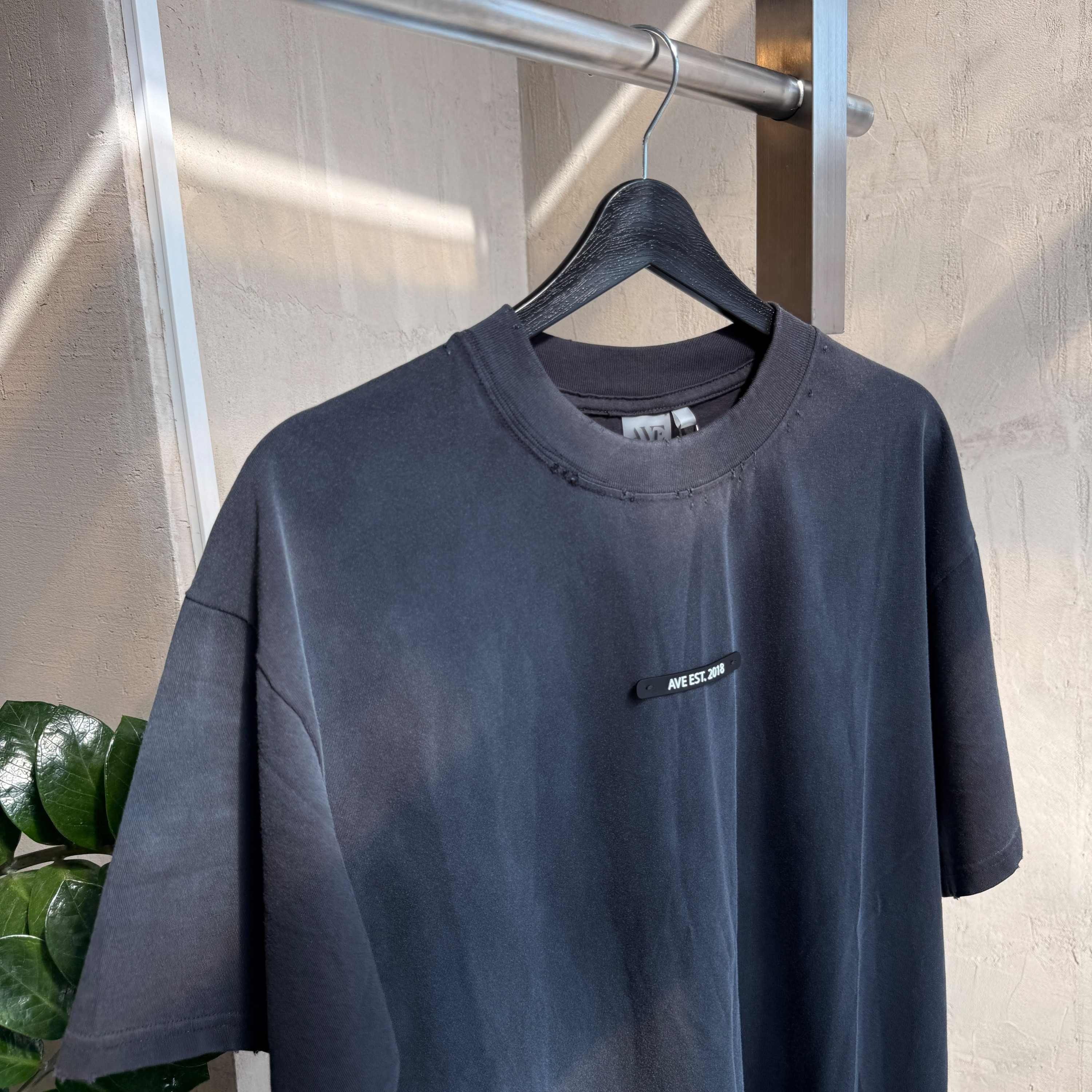 black gradient t-shirt