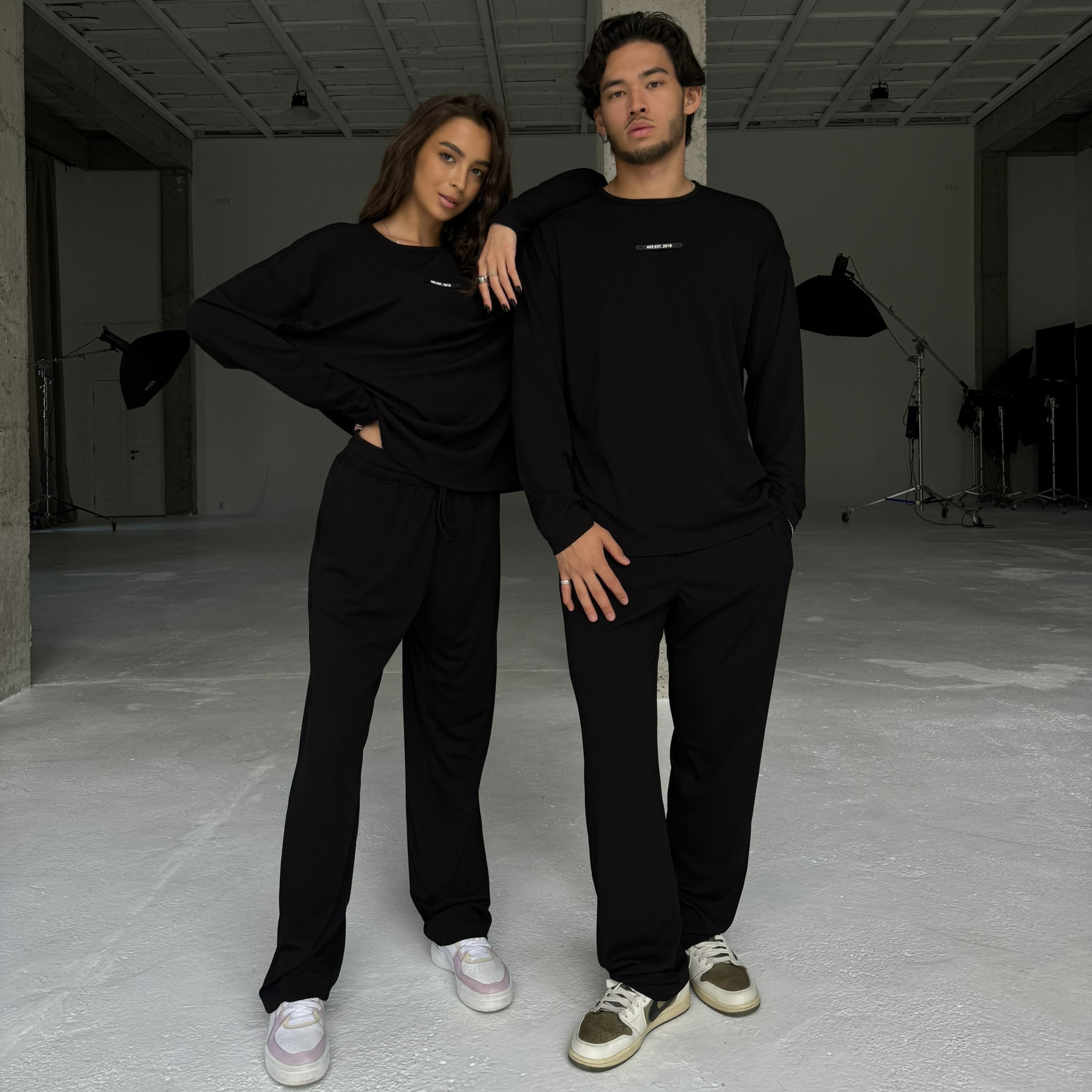 Classic black set lapsha-viskoza