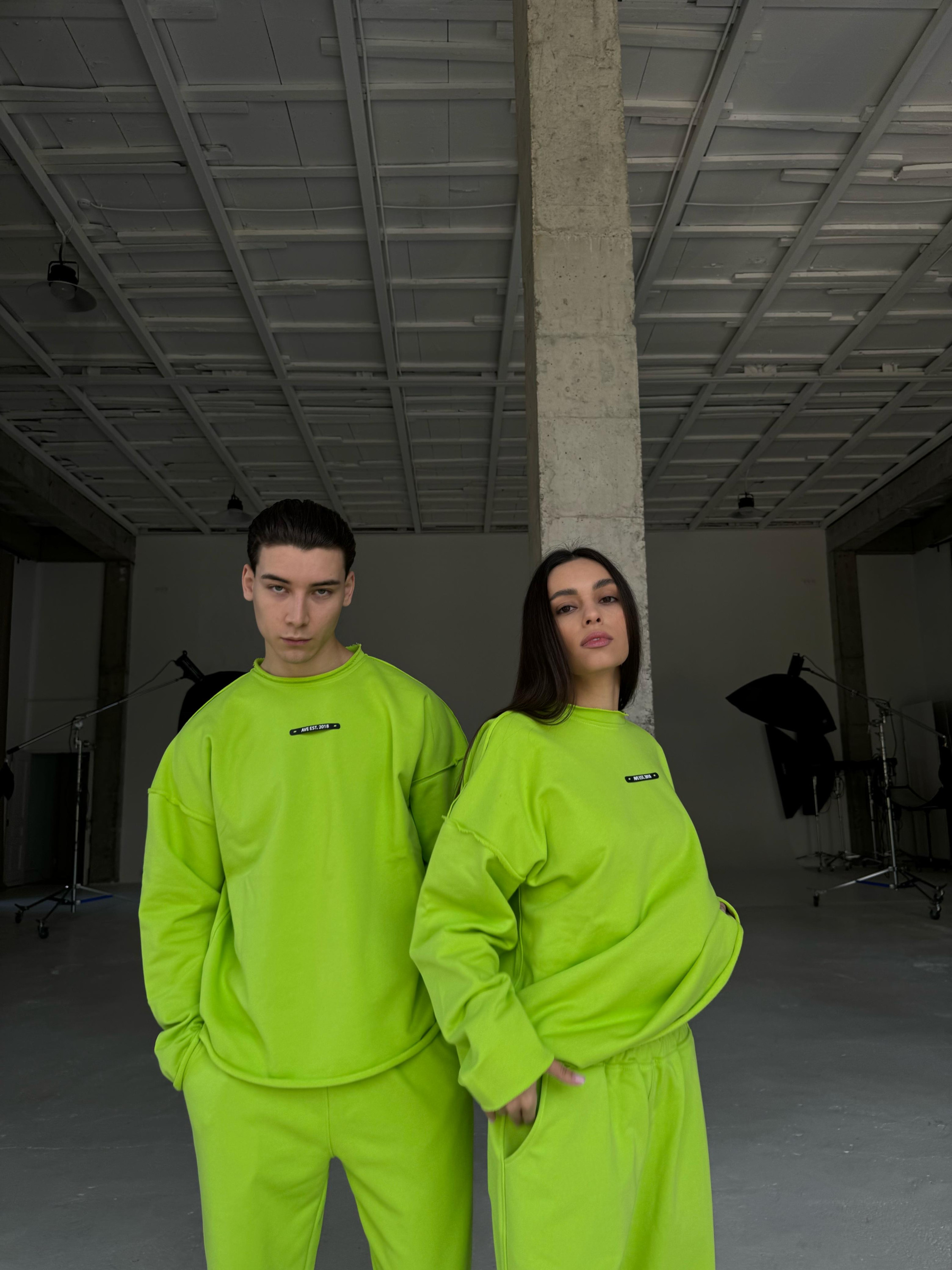 Demi-set longsleeve “lime”