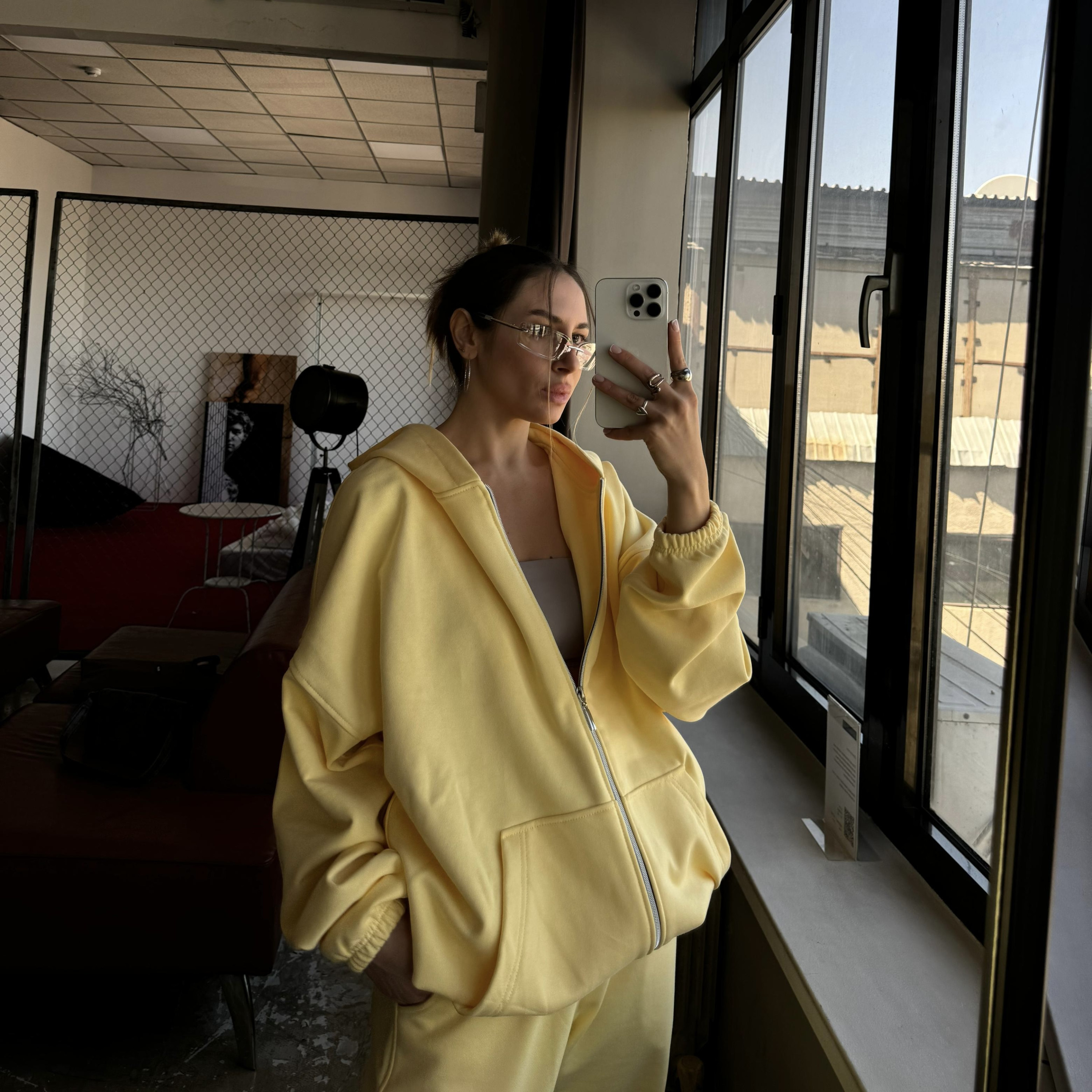 Demi-set zip “sunset”