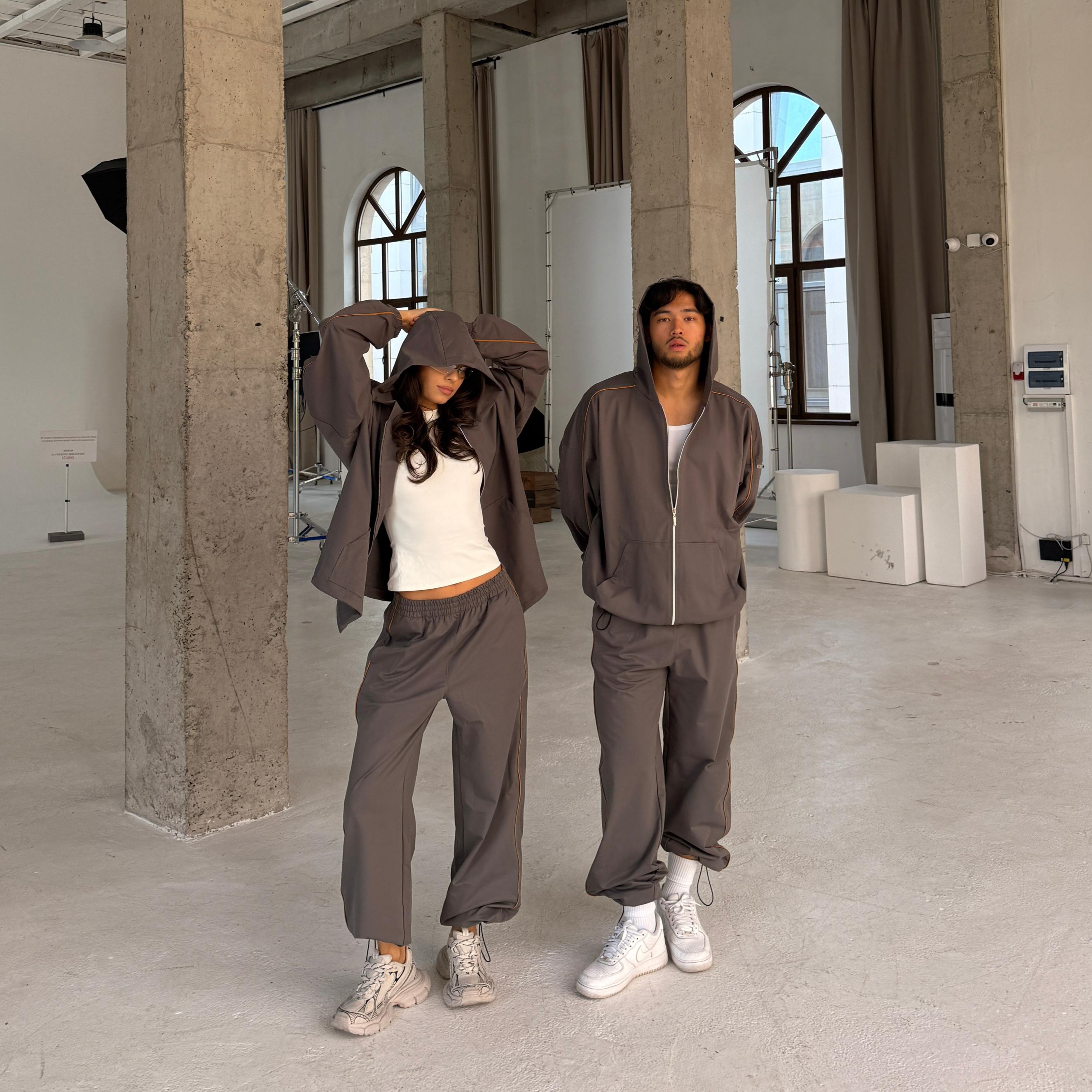 graphite anorak set
