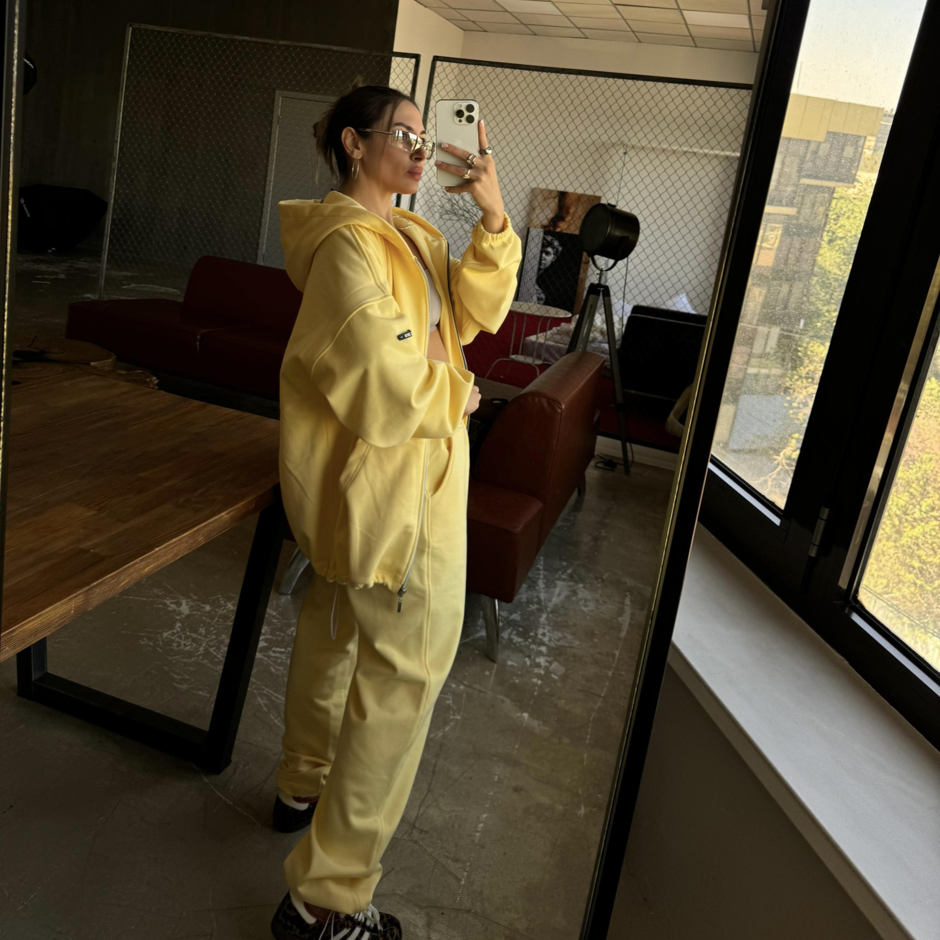 Demi-set zip “sunset”