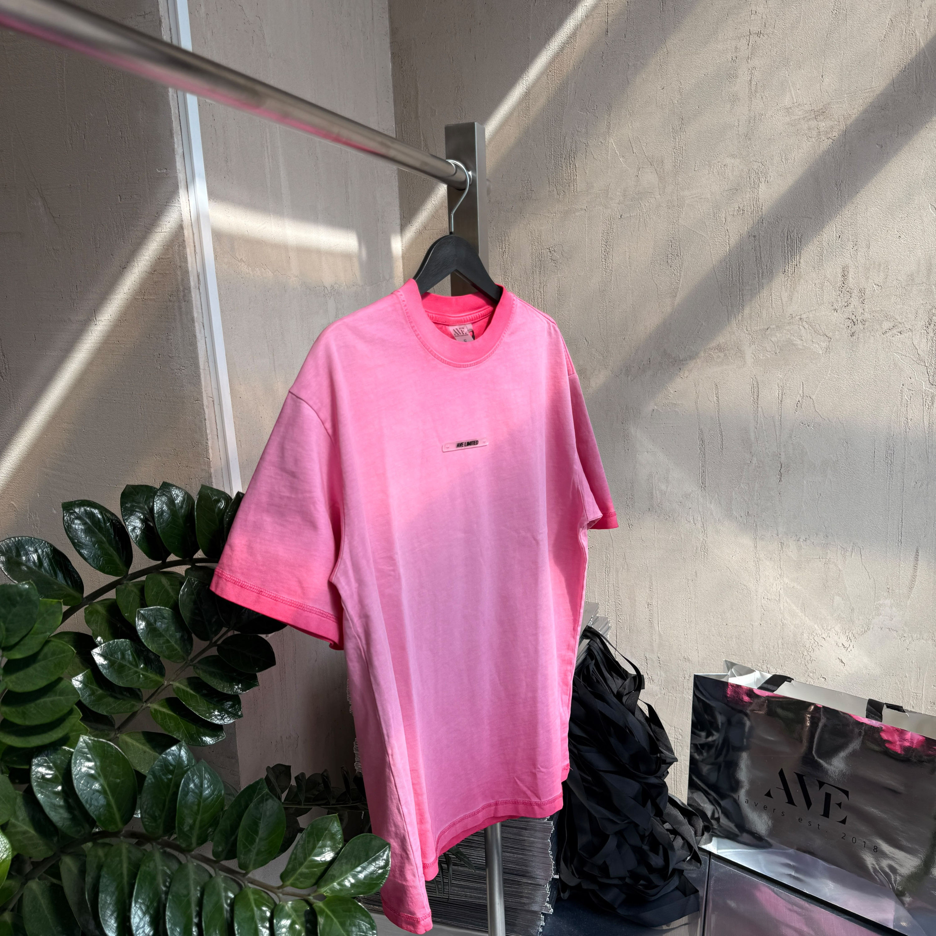 pink gradient t-shirt