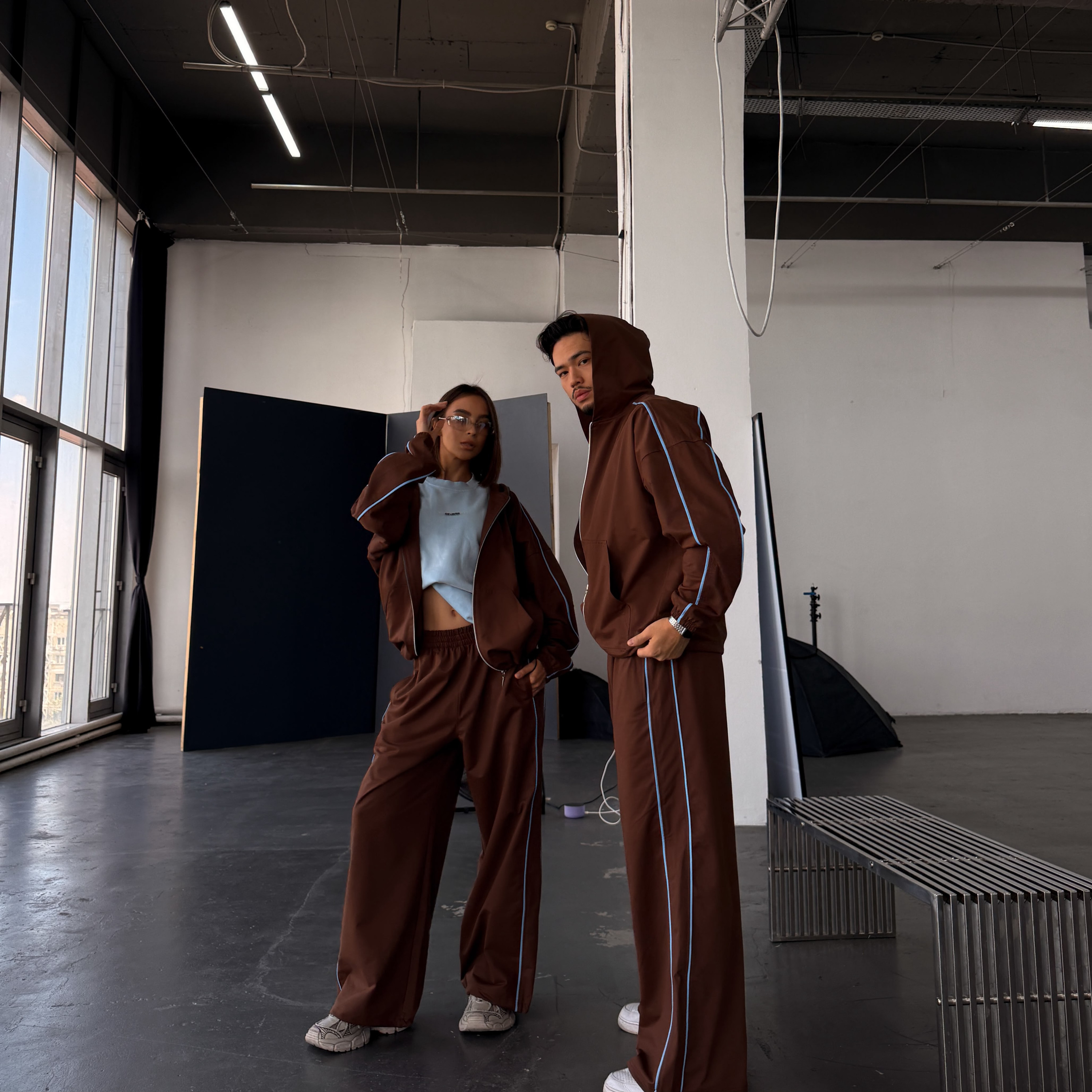 brown anorak set
