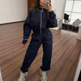 gold blue velour set