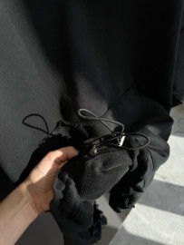 Demi-hoodie “black”