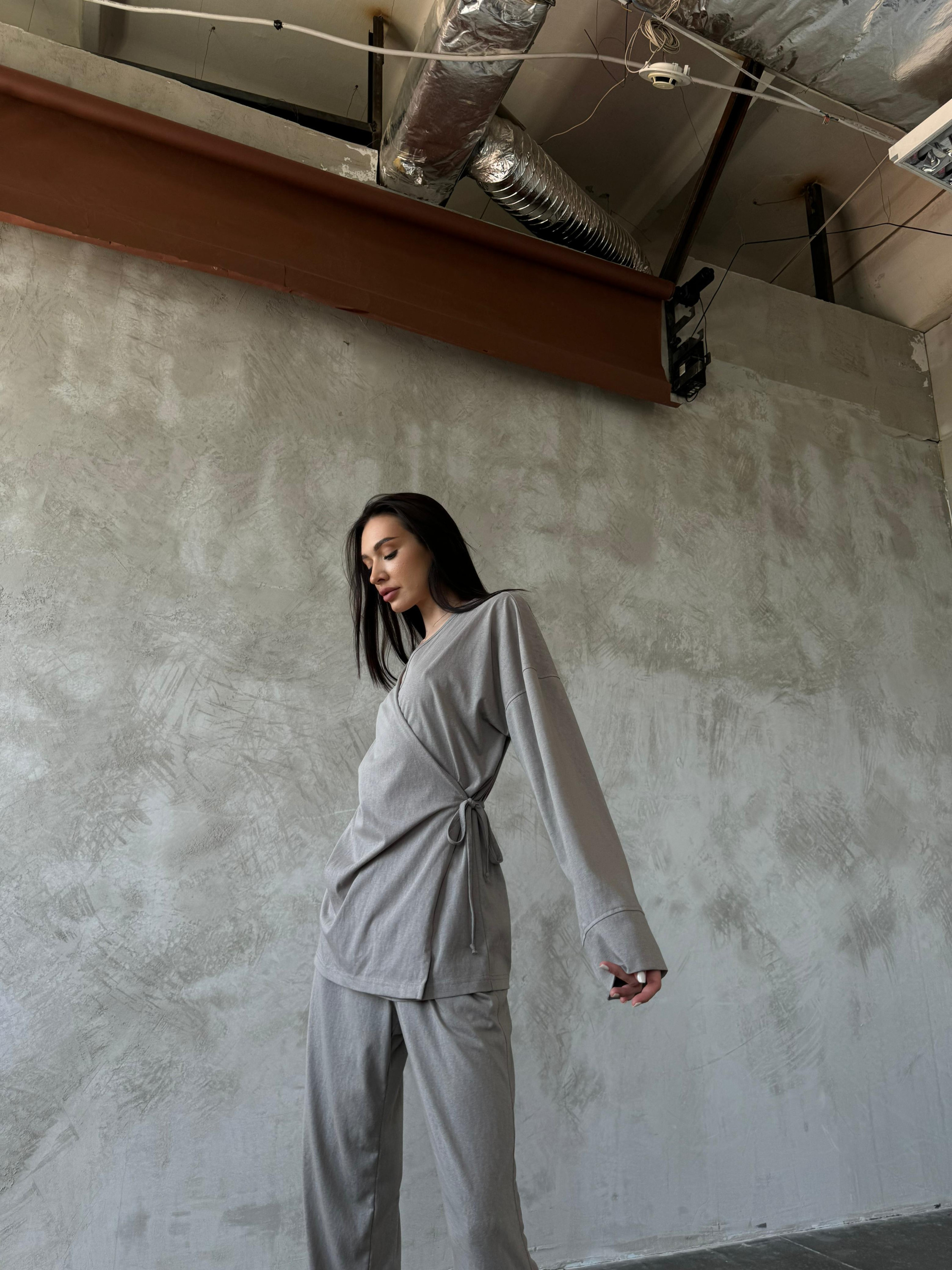 Fly gray kimono