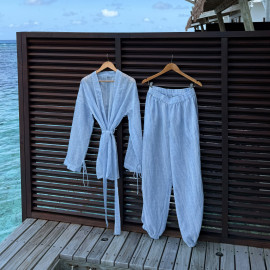 dopamine blue kimono set