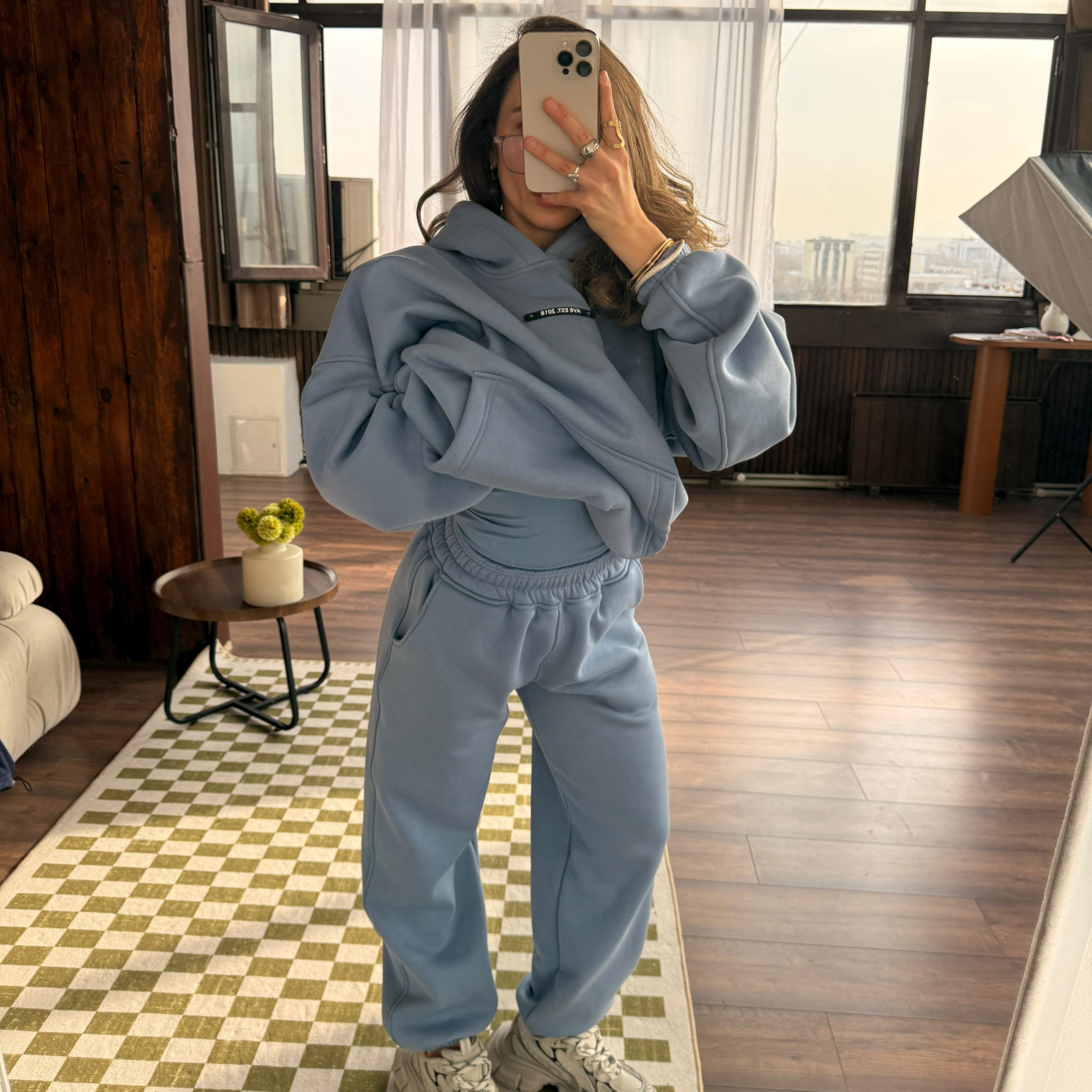 pastel indigo warm set