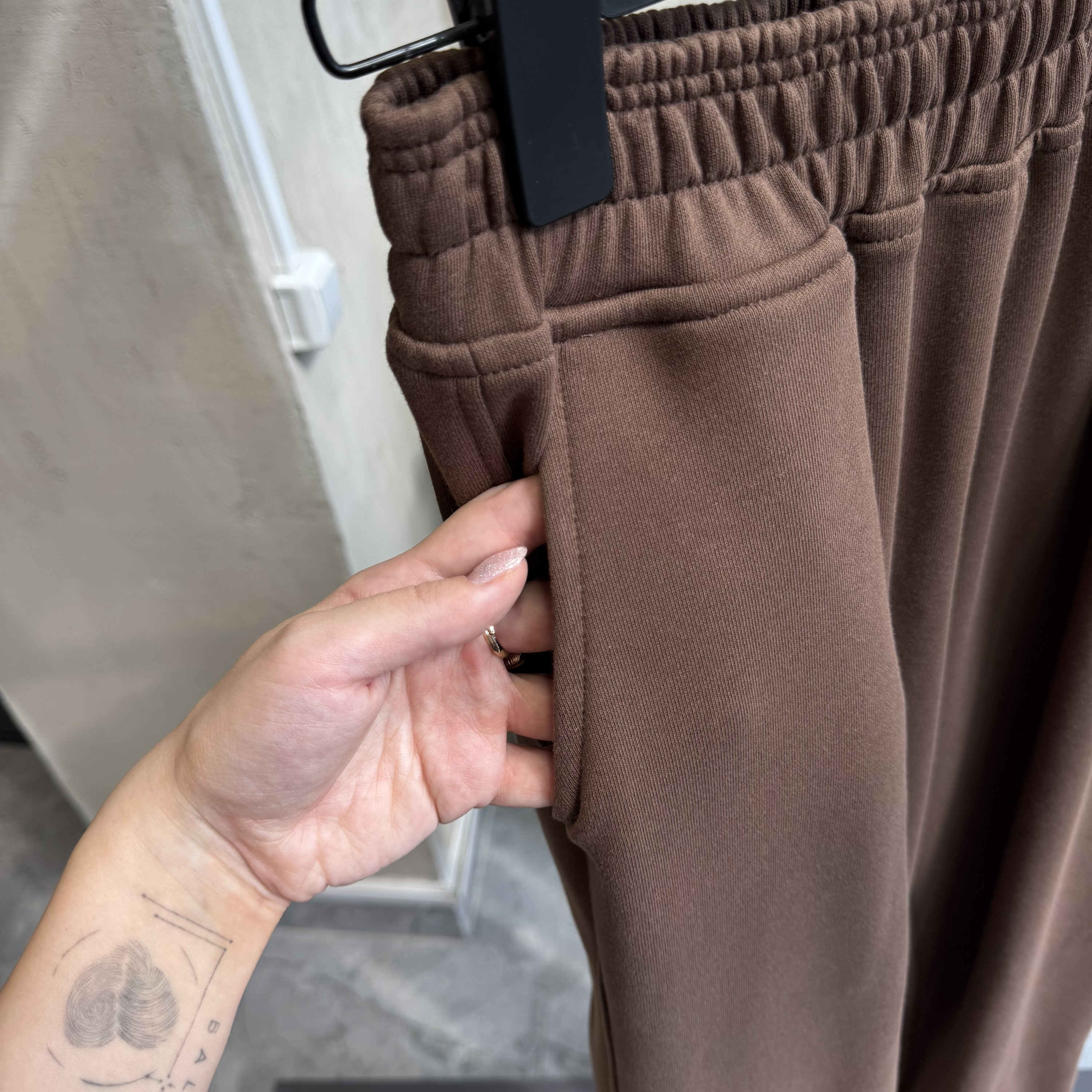 Brown joggers