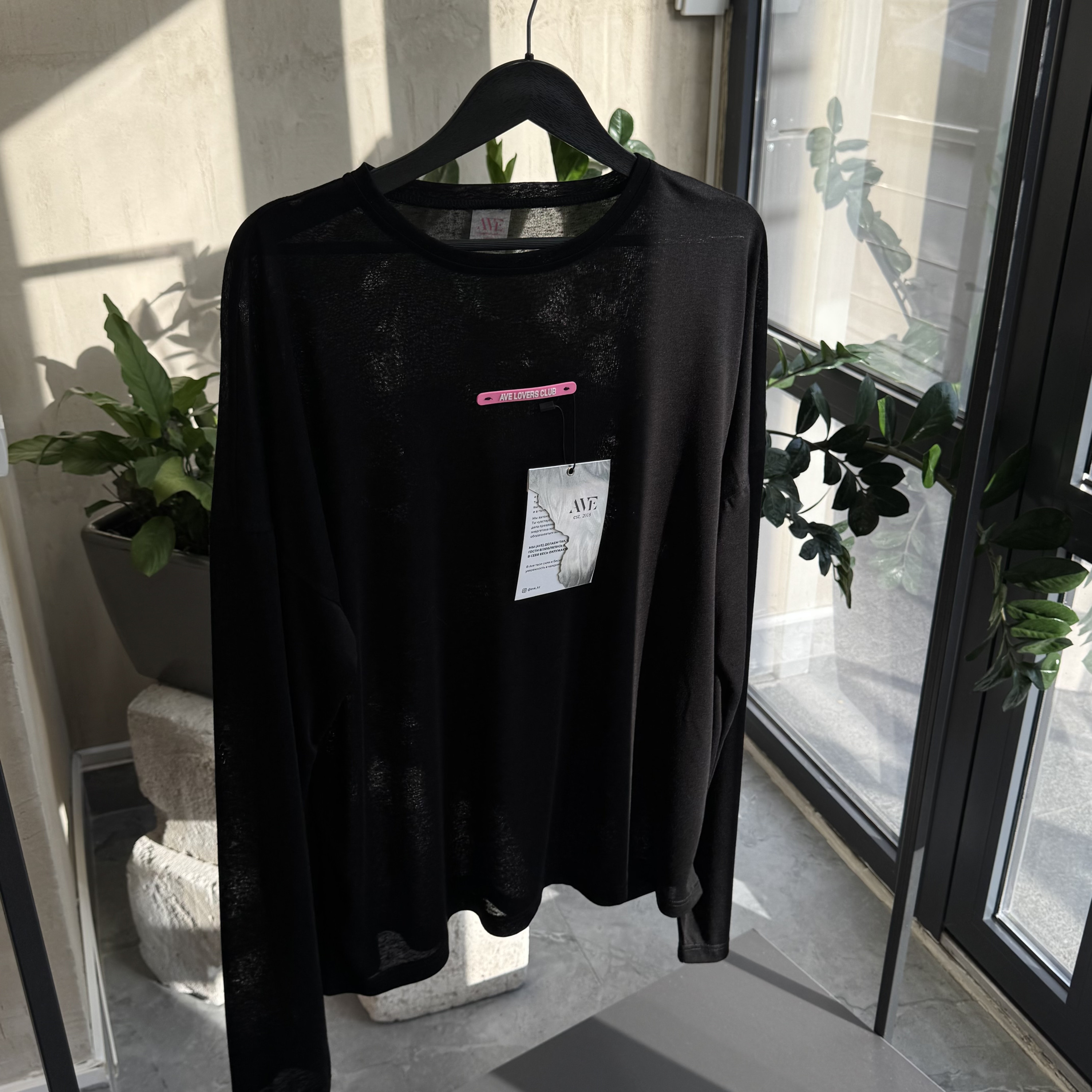 Fly viskoza longsleeve “black”
