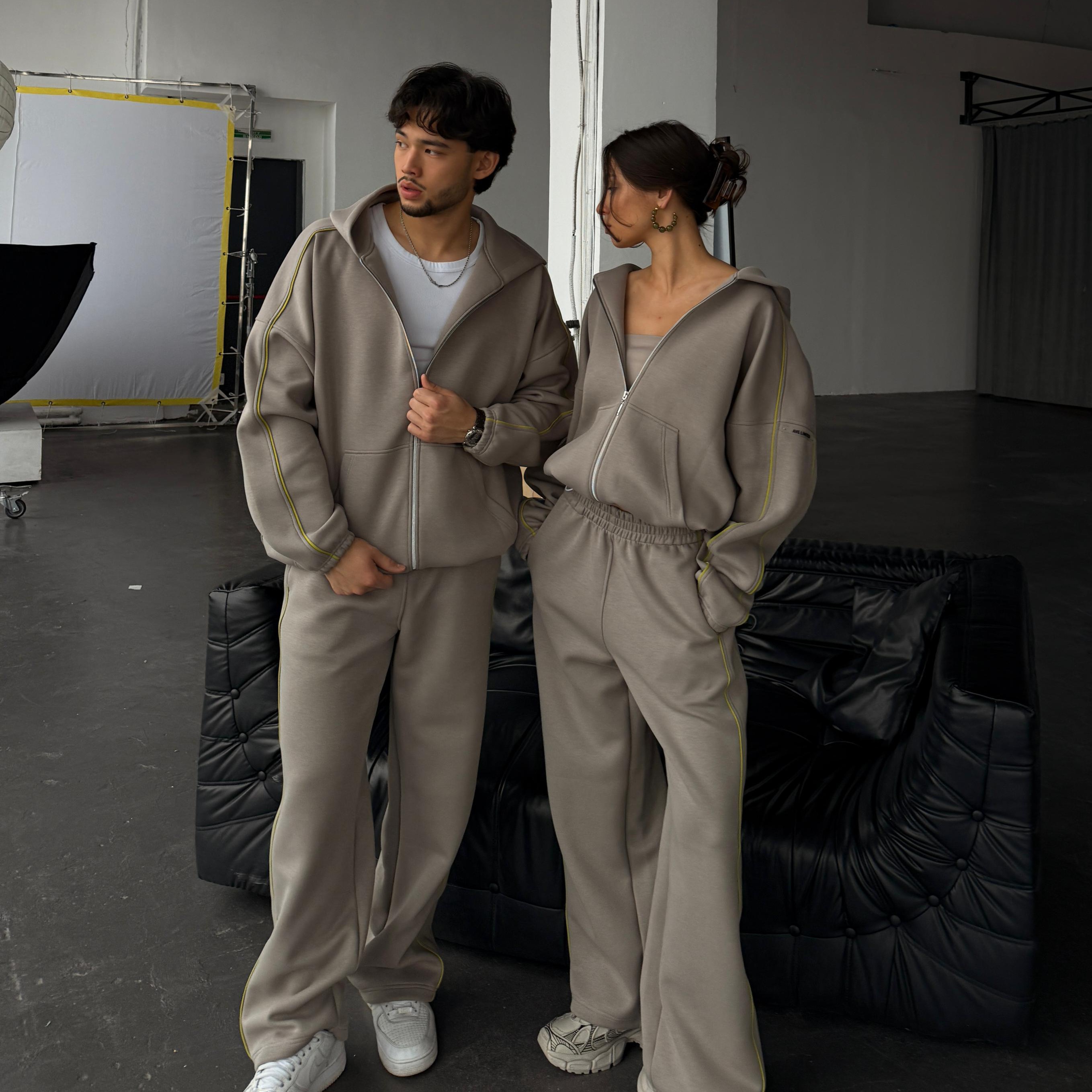 unit gray zip set