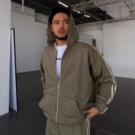 khaki heavy set