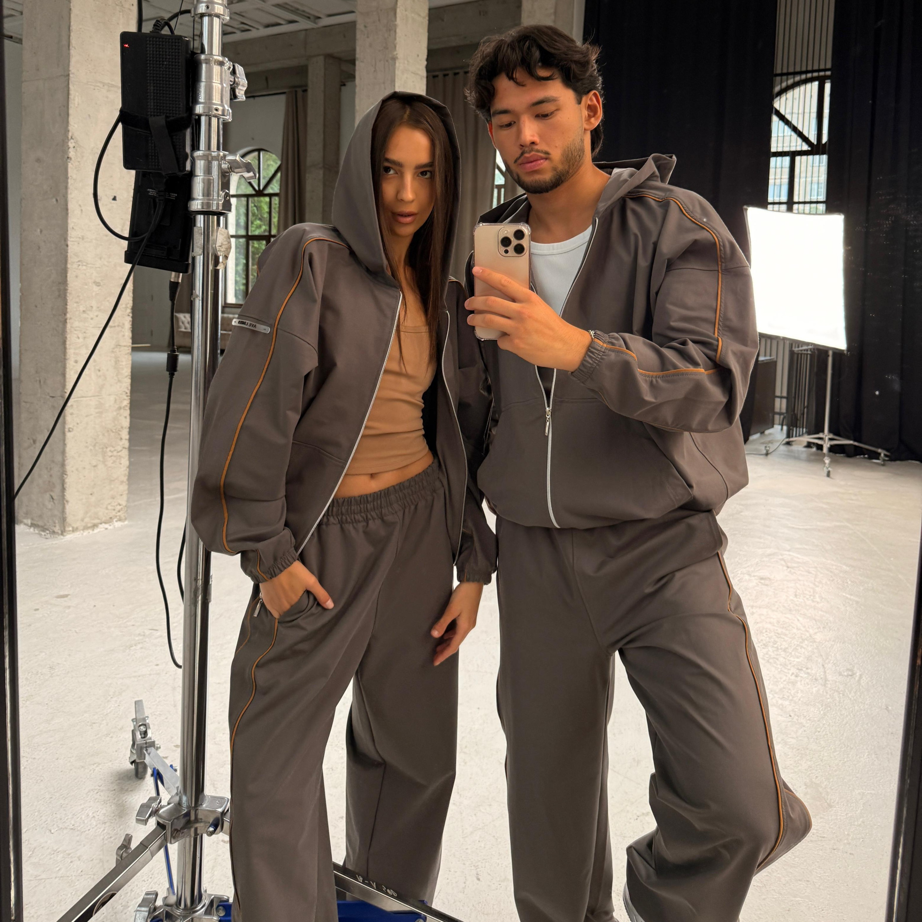 graphite anorak set