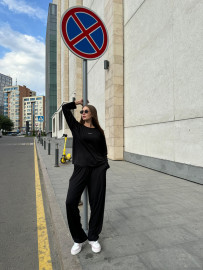 Classic black set lapsha-viskoza