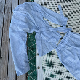 dopamine blue kimono set
