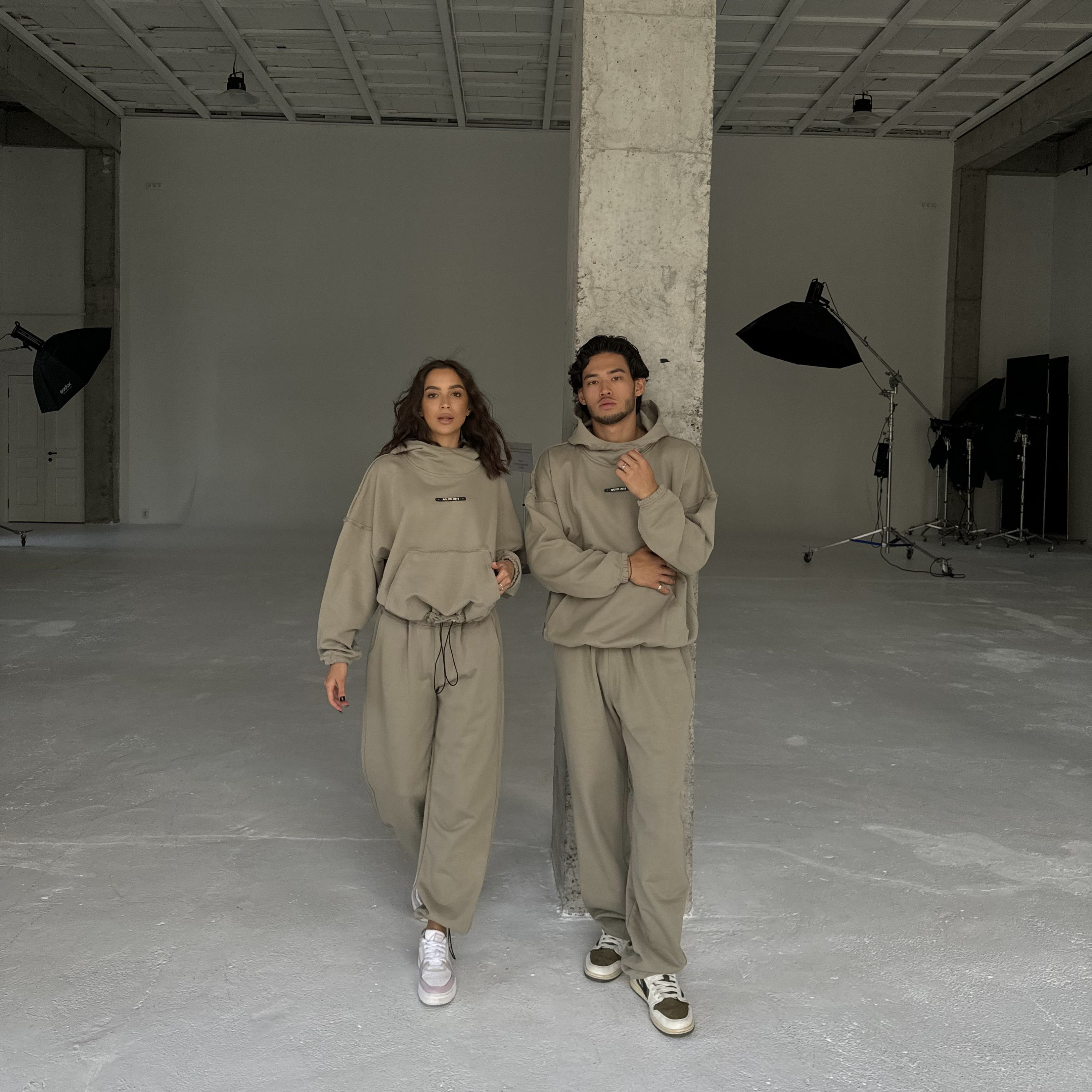 Demi-set hoodie “olive”