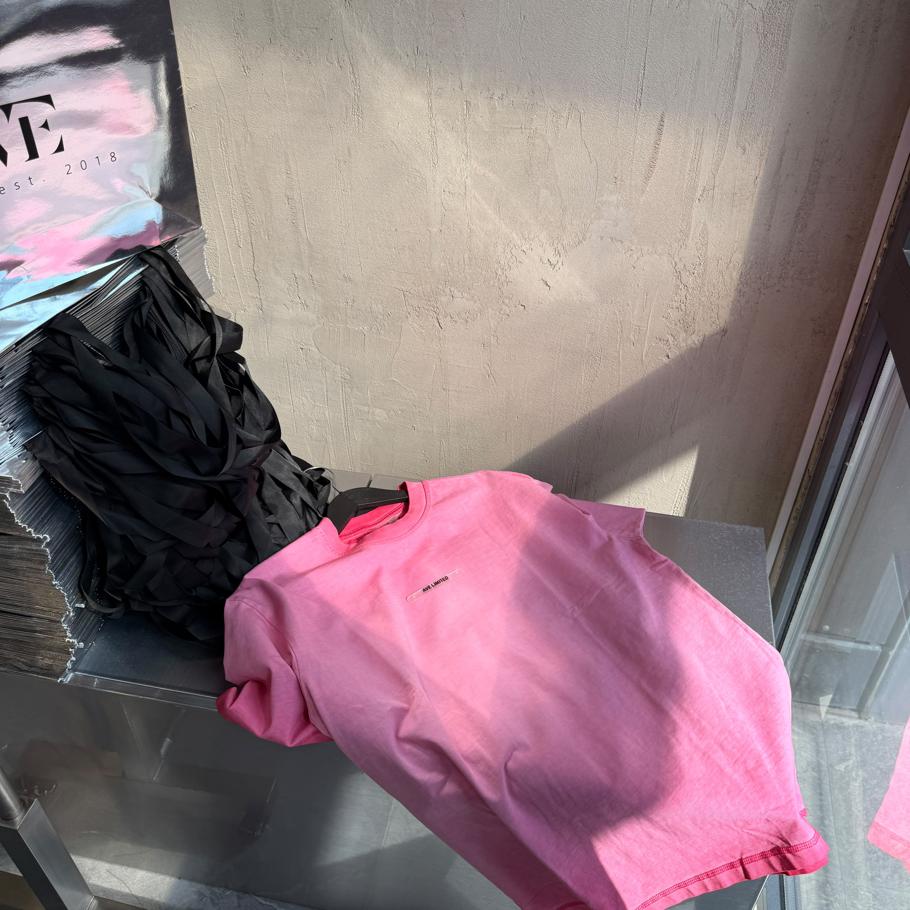 pink gradient t-shirt