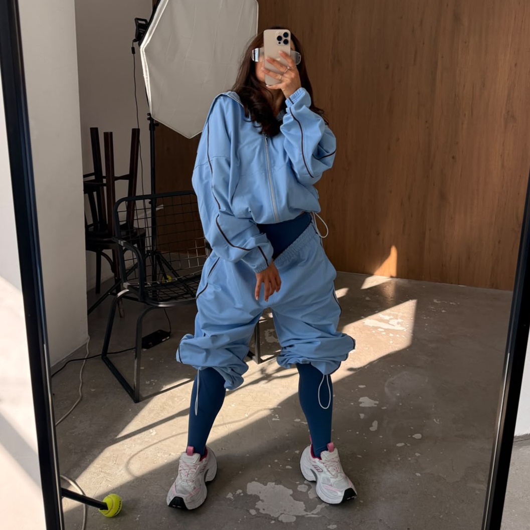 blue anorak set