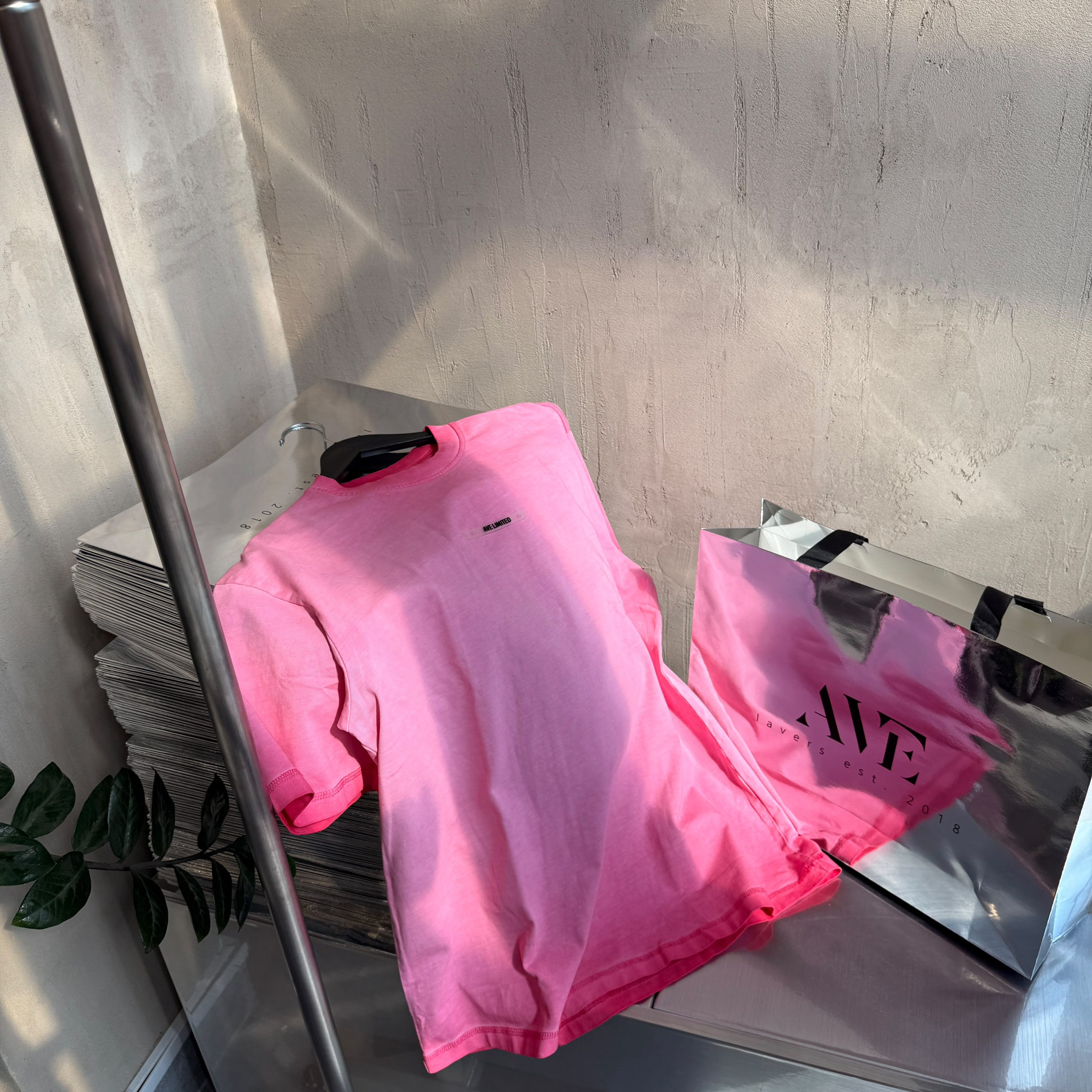 pink gradient t-shirt