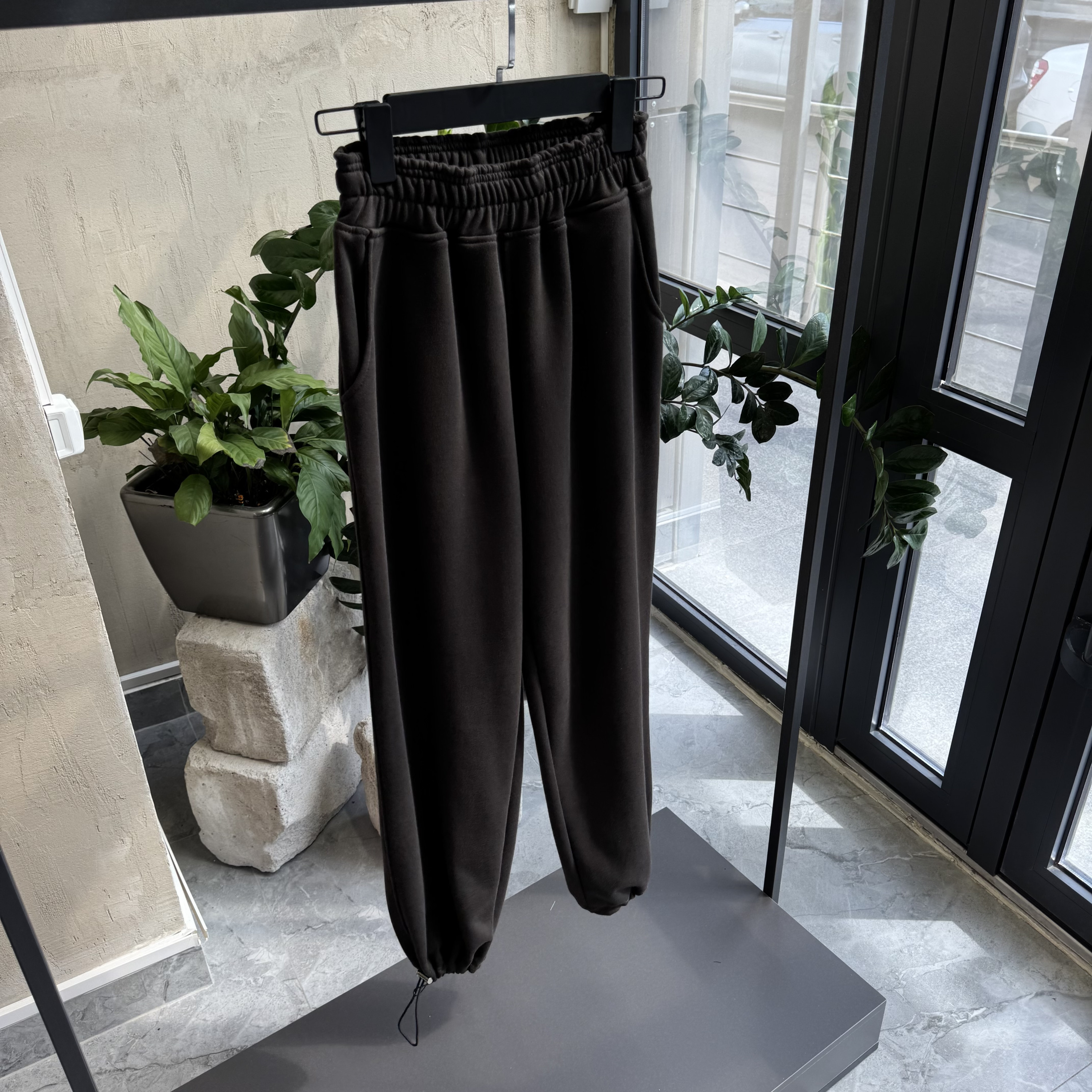 Dark graphite joggers