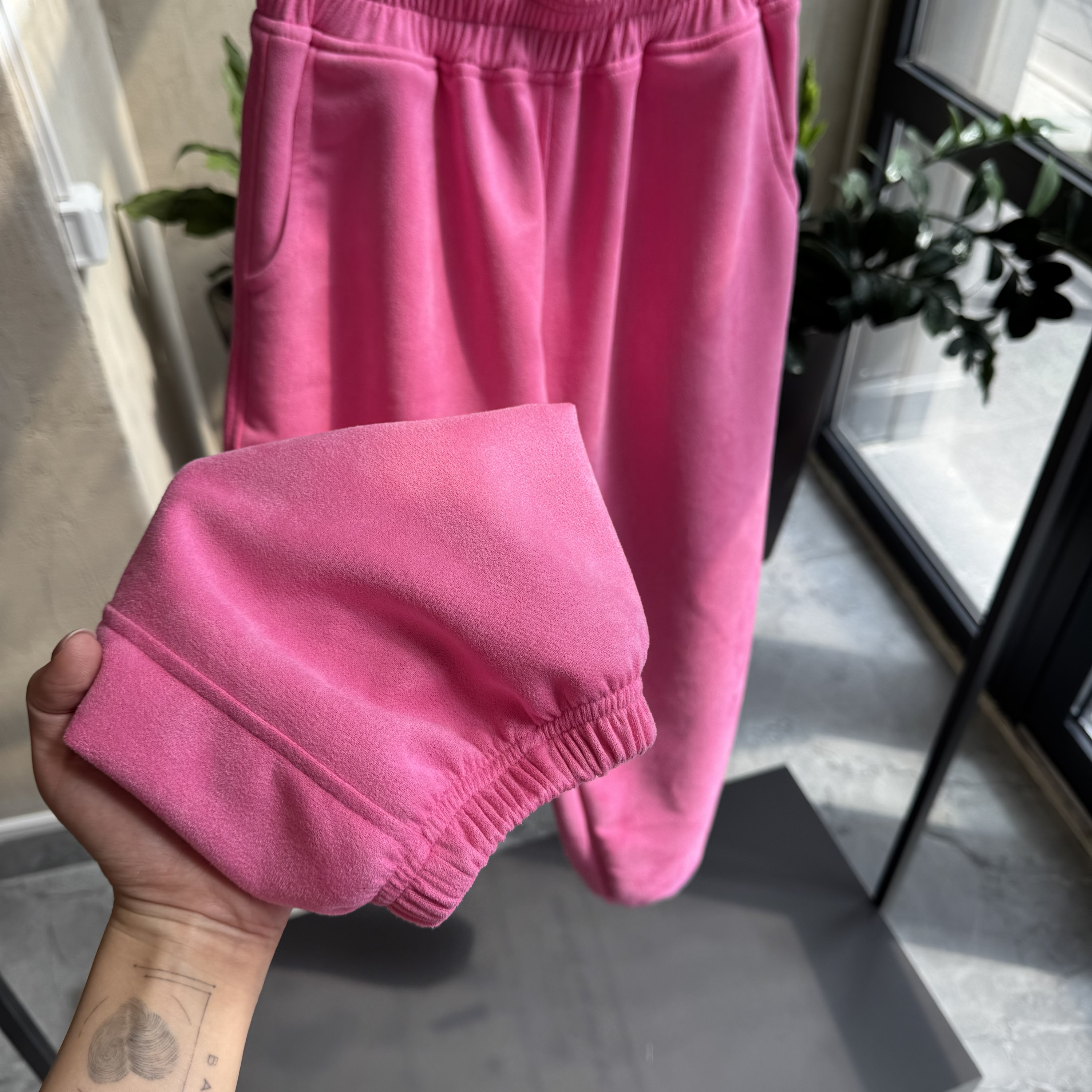 Butterfly pink joggers