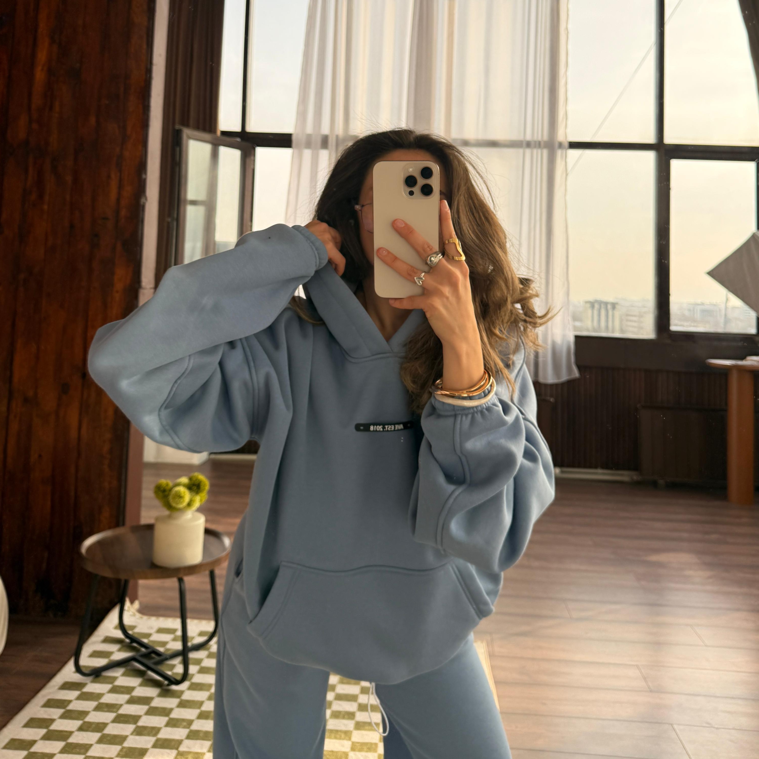 pastel indigo warm set