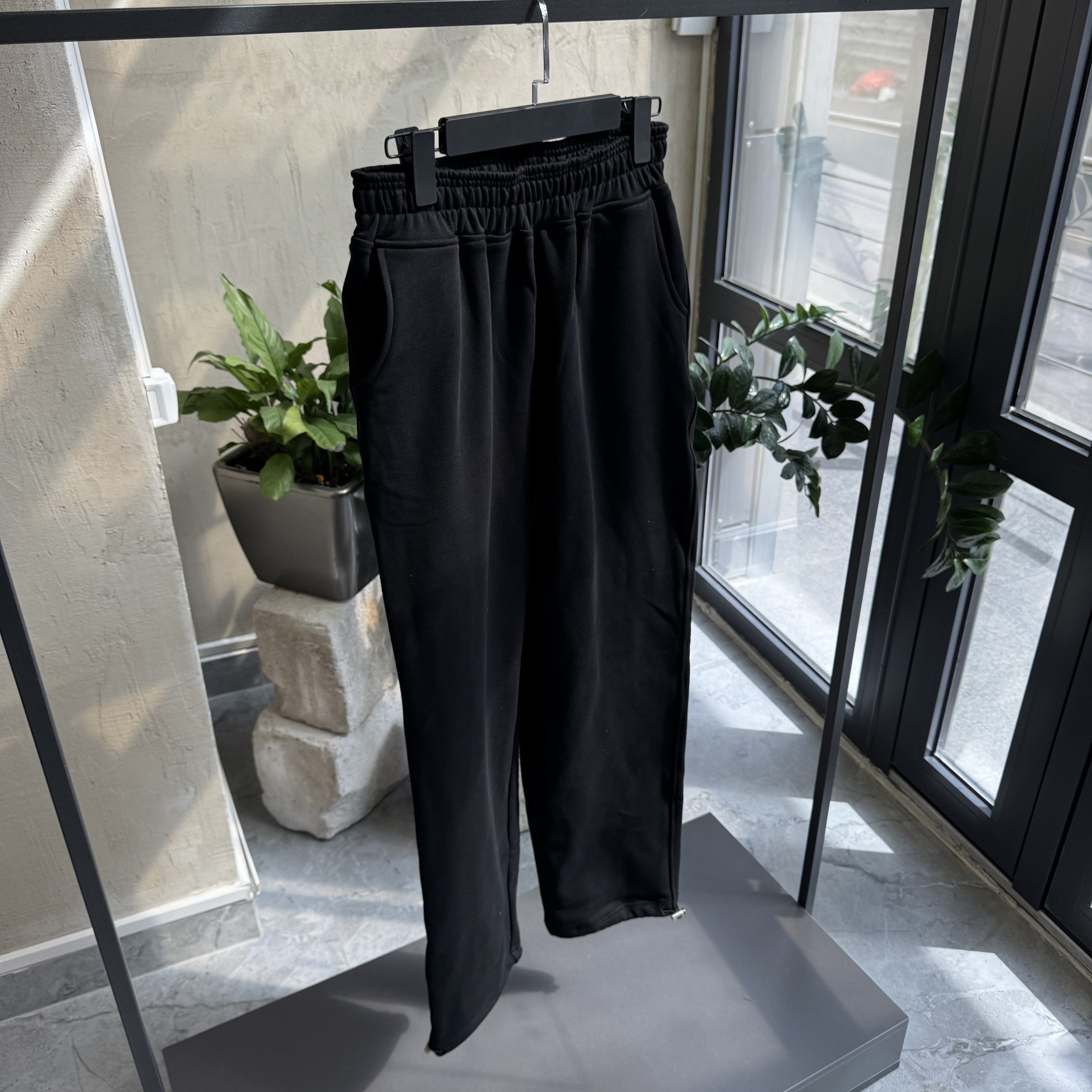 Black joggers