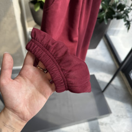 Butterfly bordo joggers