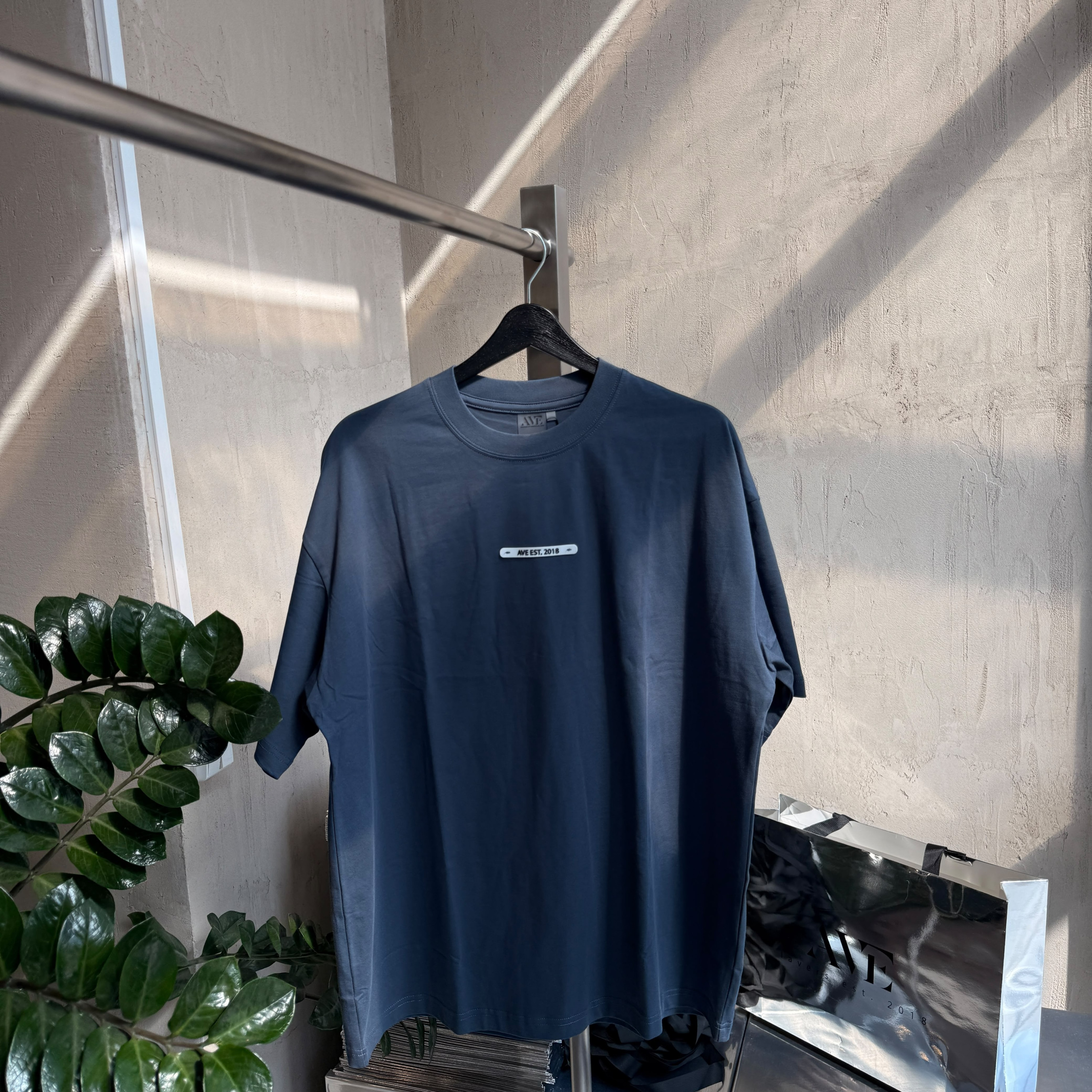 indigo t-shirt