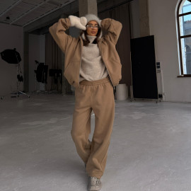 cappuccino warm zip set