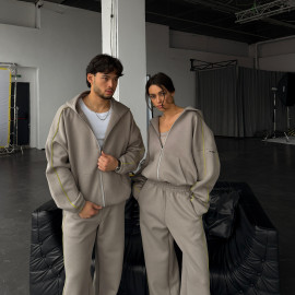unit gray zip set