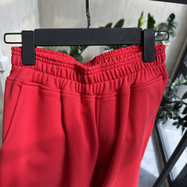 Gold red joggers