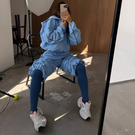 blue anorak set