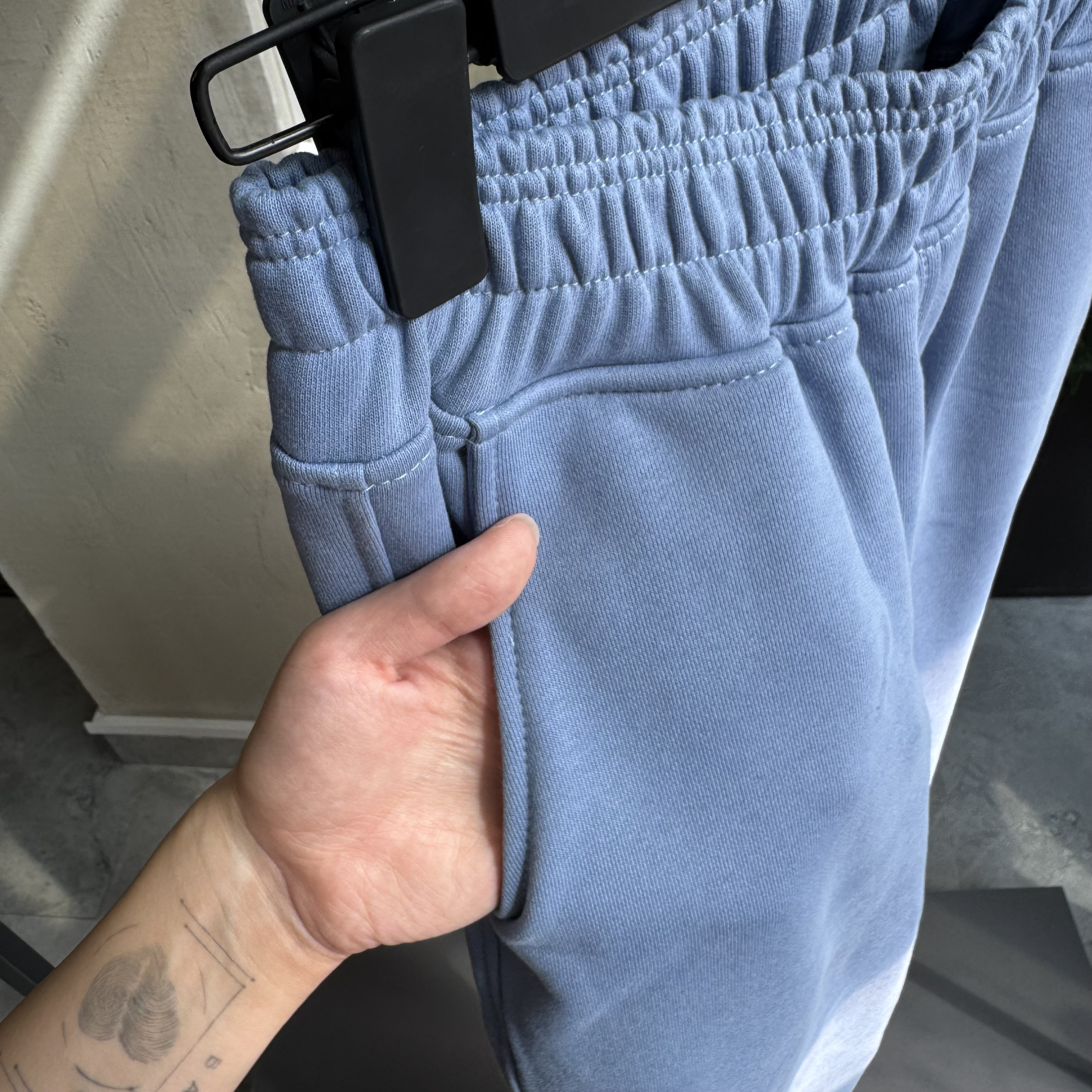 Indigo joggers