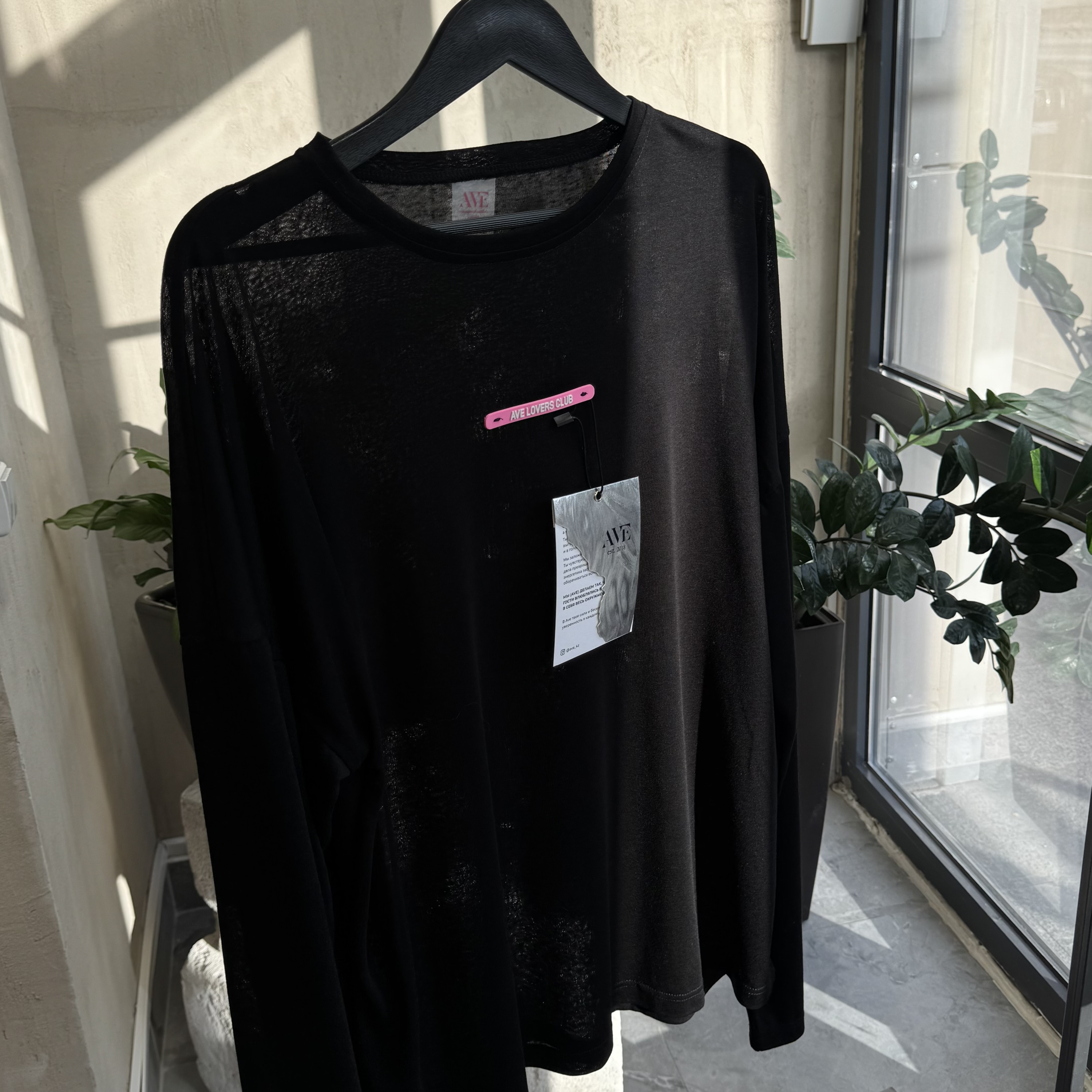 Fly viskoza longsleeve “black”
