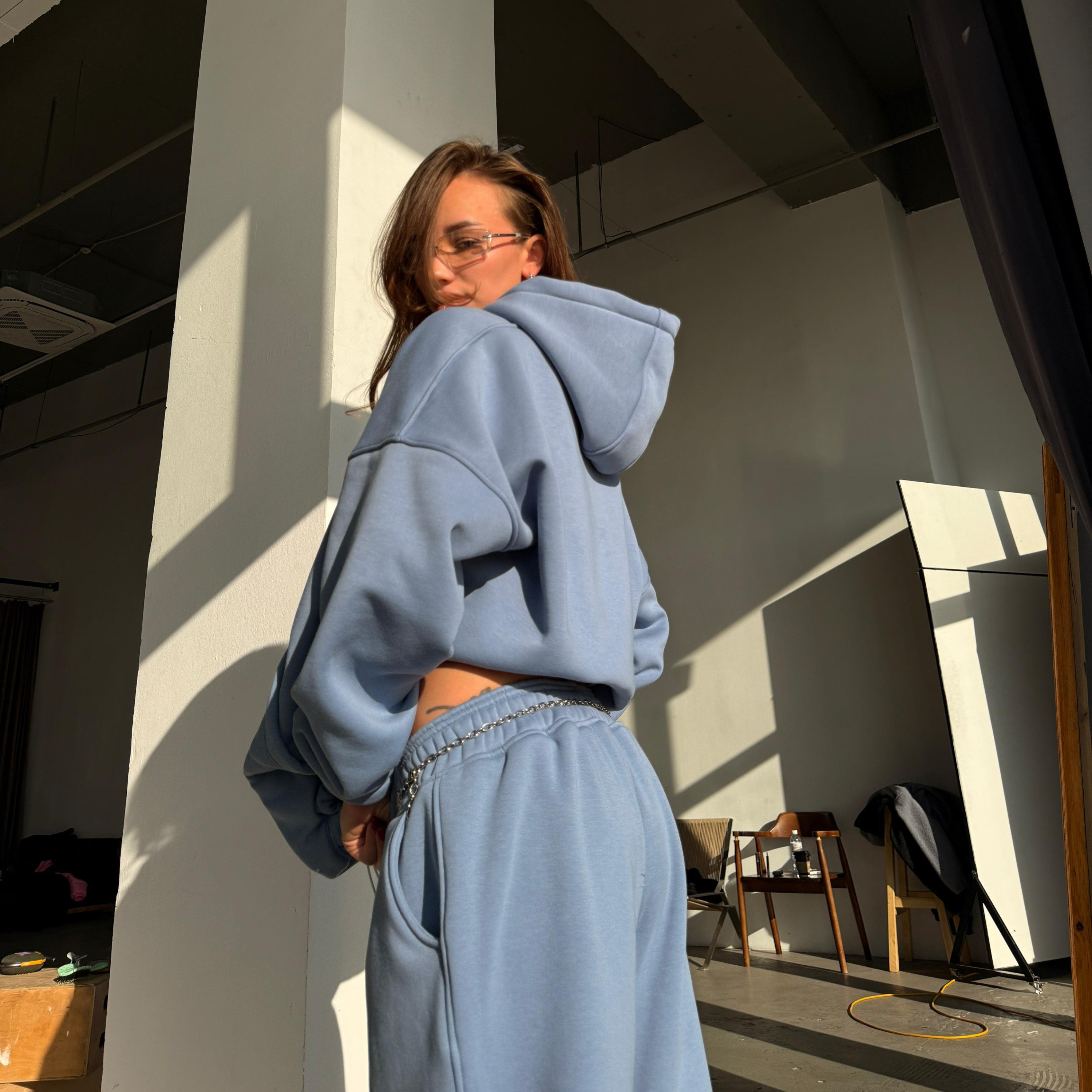 pastel indigo warm set